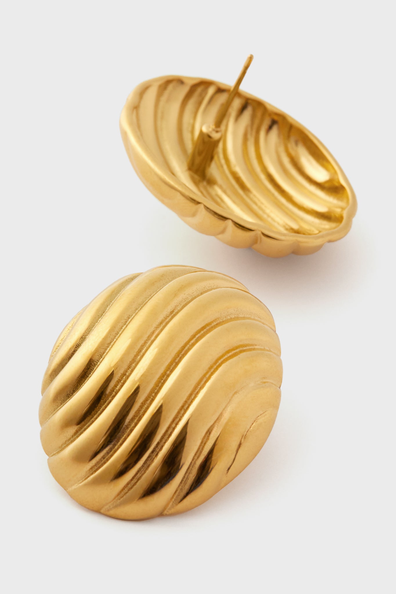 Gold Diana Earrings-Beilave