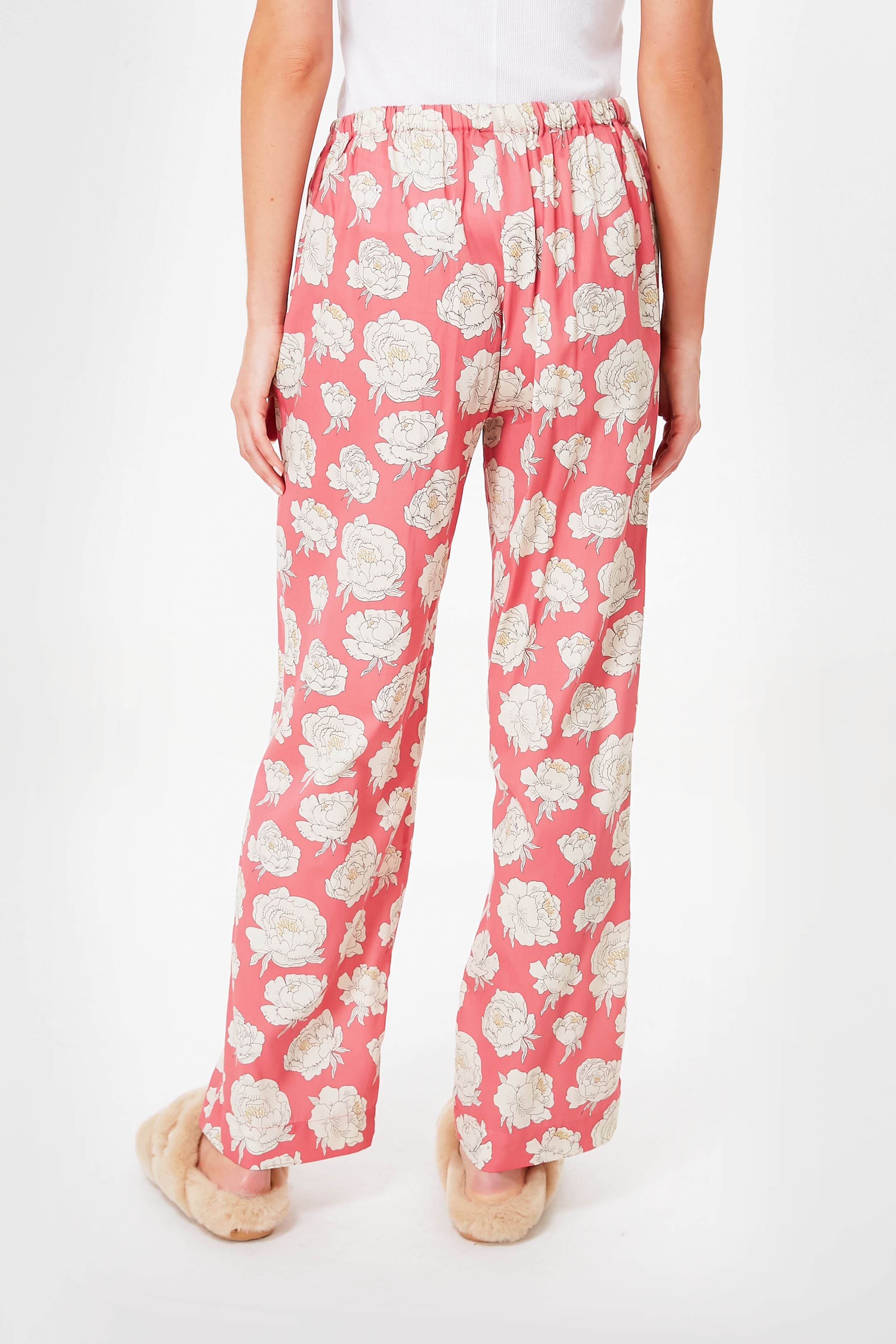 Tyrian Pink Violaine Pajama Pants-Beilave
