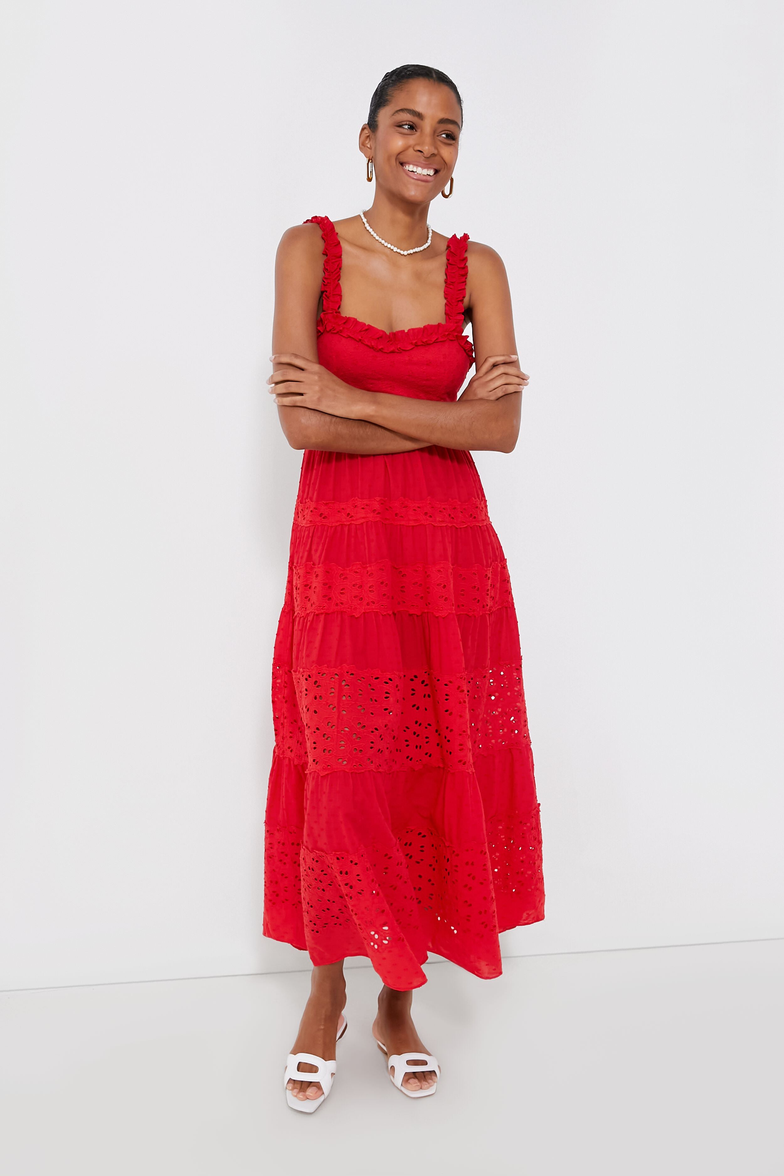Red Evander Dress-Beilave