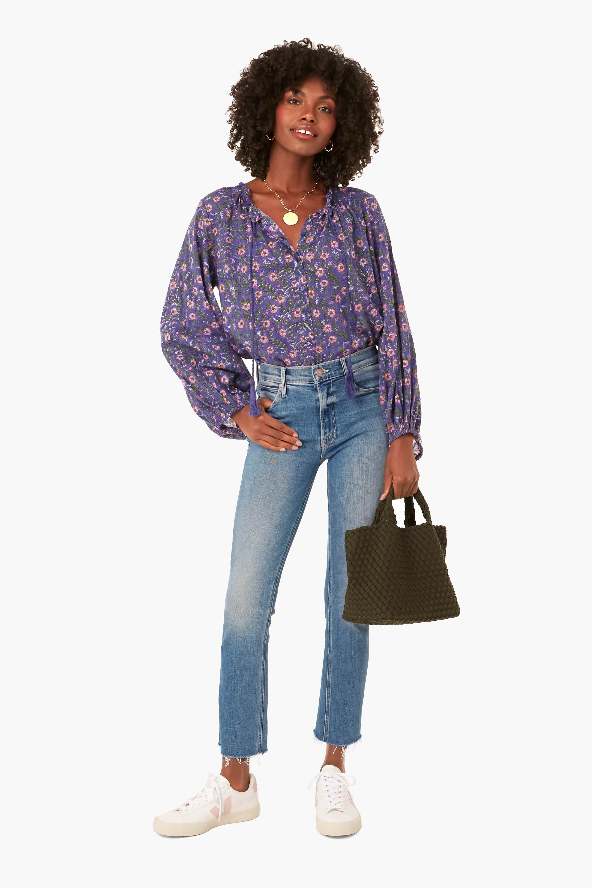 Iris Wildflower Bardot Top-Beilave