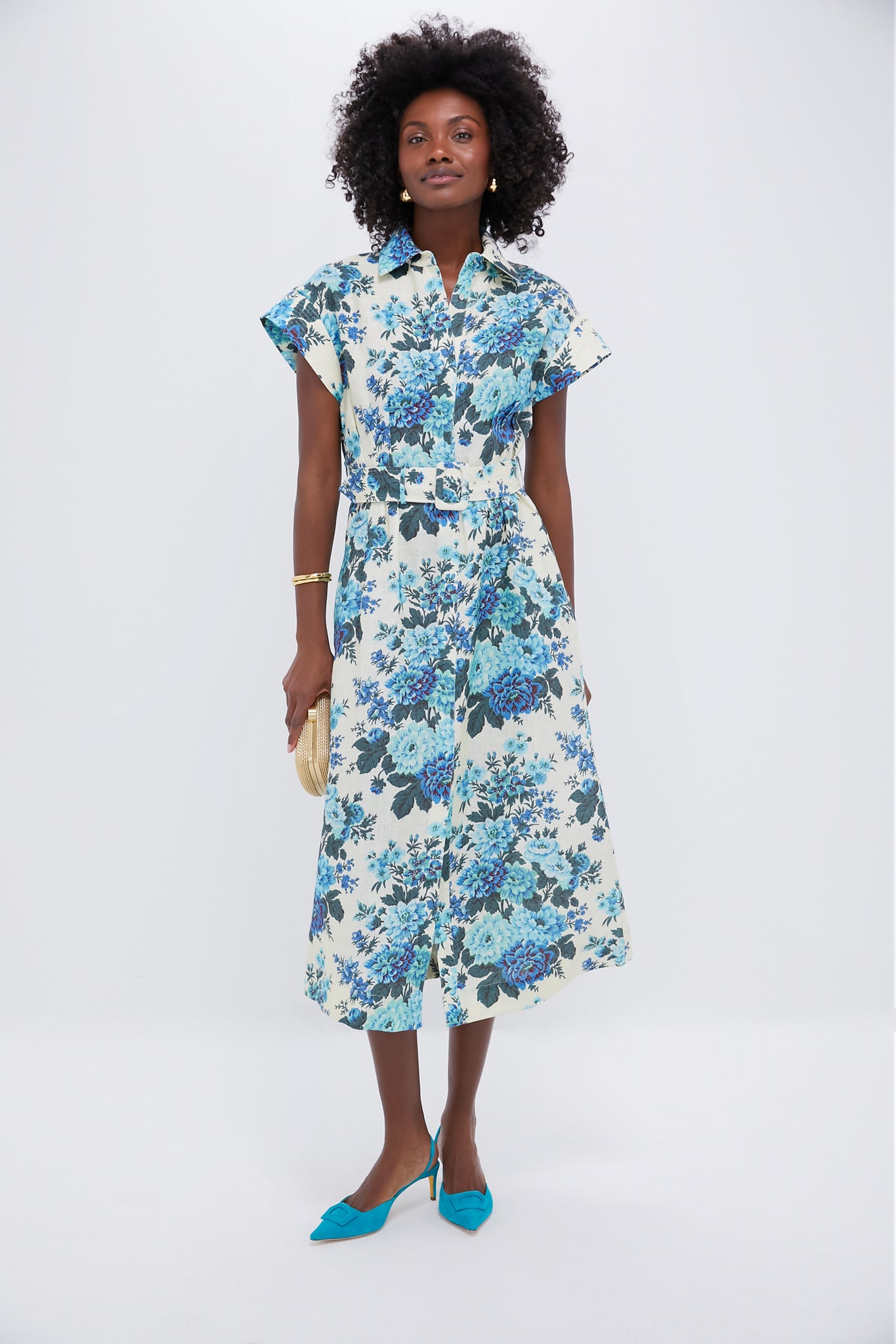 Wild Zinnia Linen Chloe Dress-Beilave