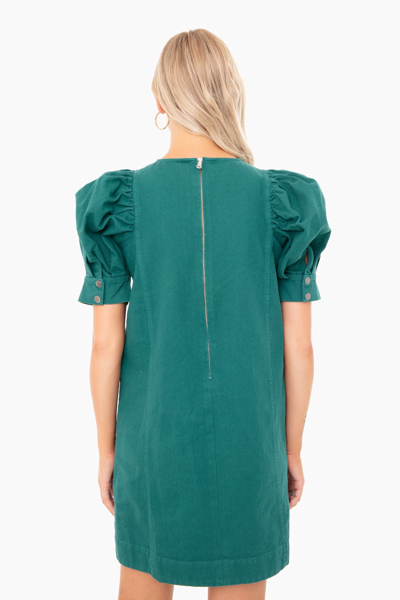 Forrest Metta Puff Sleeve Dress-Beilave