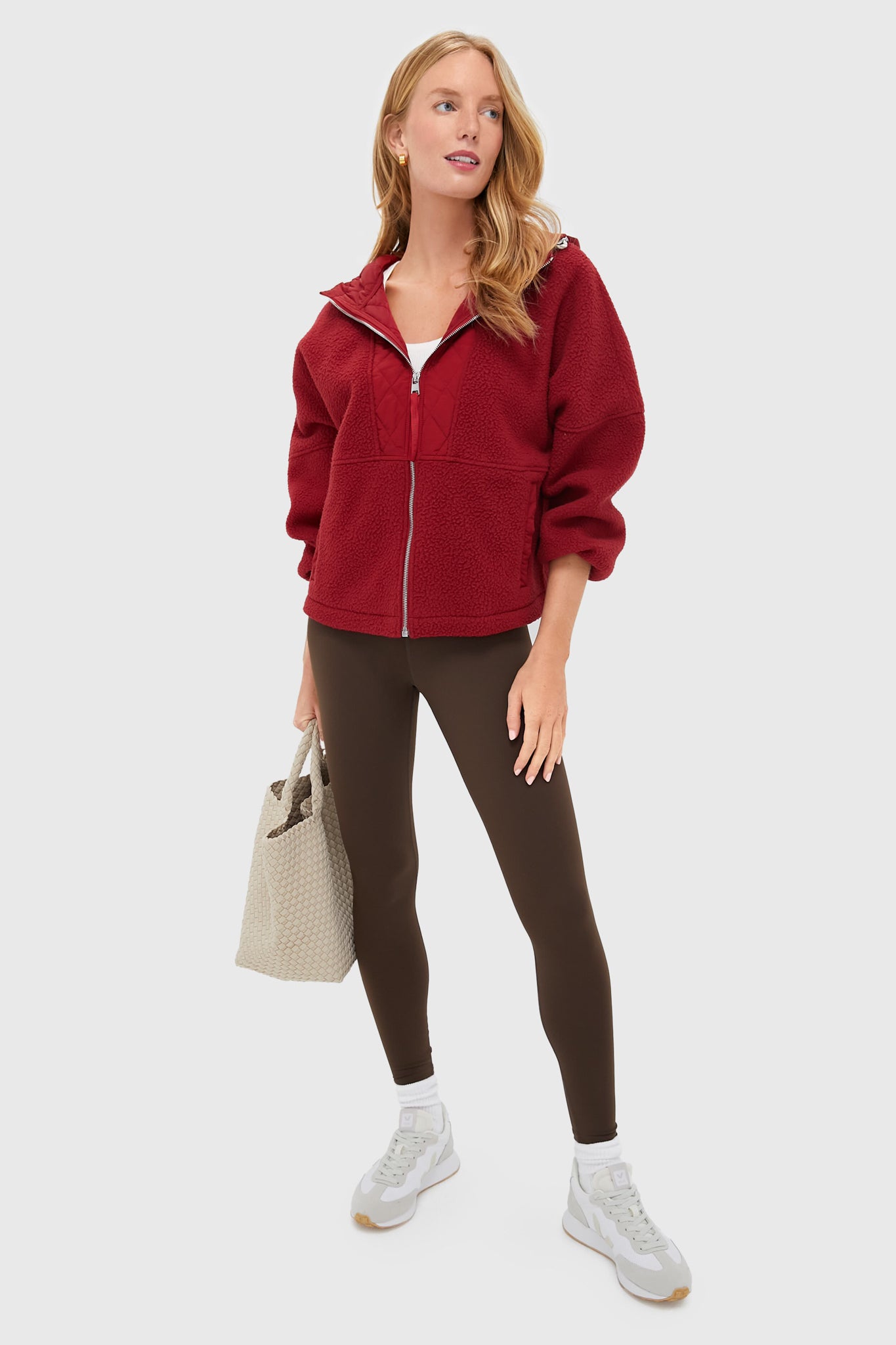 Red Dahlia Richfield Quilt Fleece Combo-Beilave