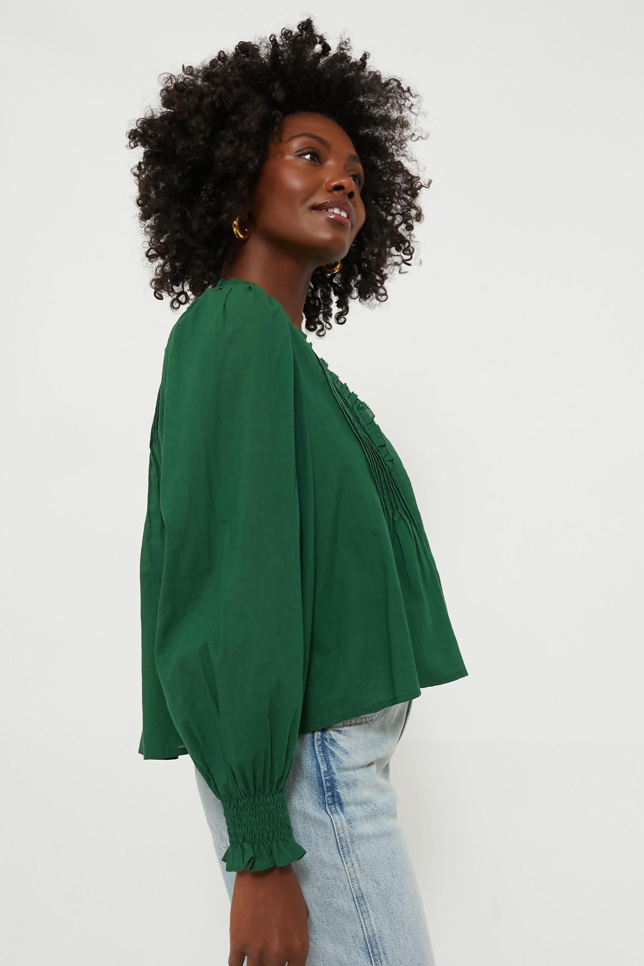 Emerald Renata Solid Longsleeve Top-Beilave