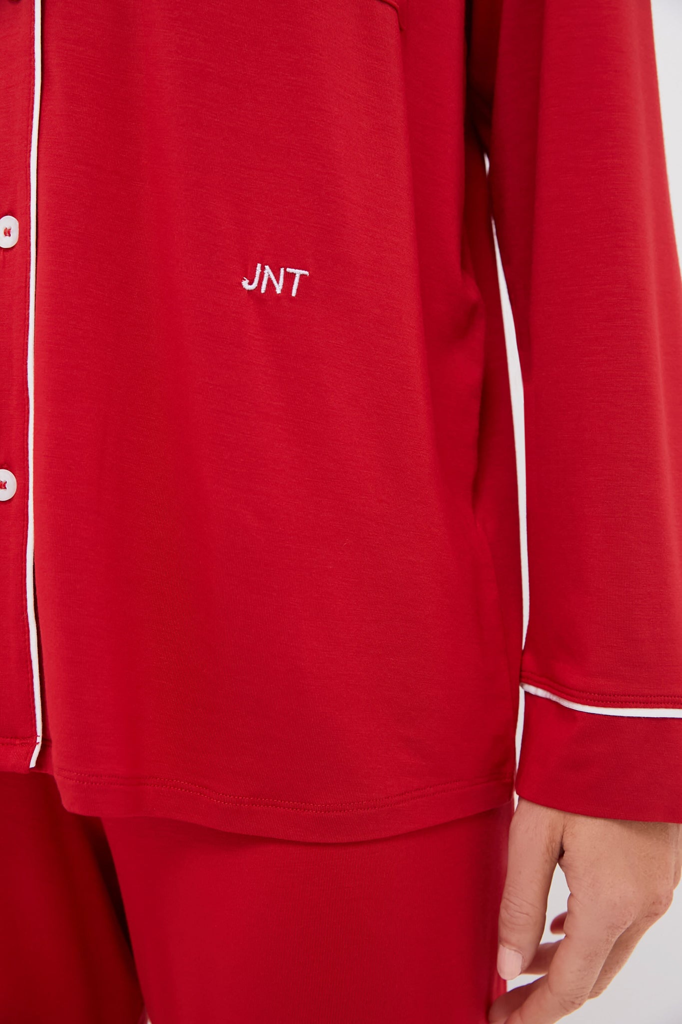 Haute Red Gisele Long PJ Set-Beilave