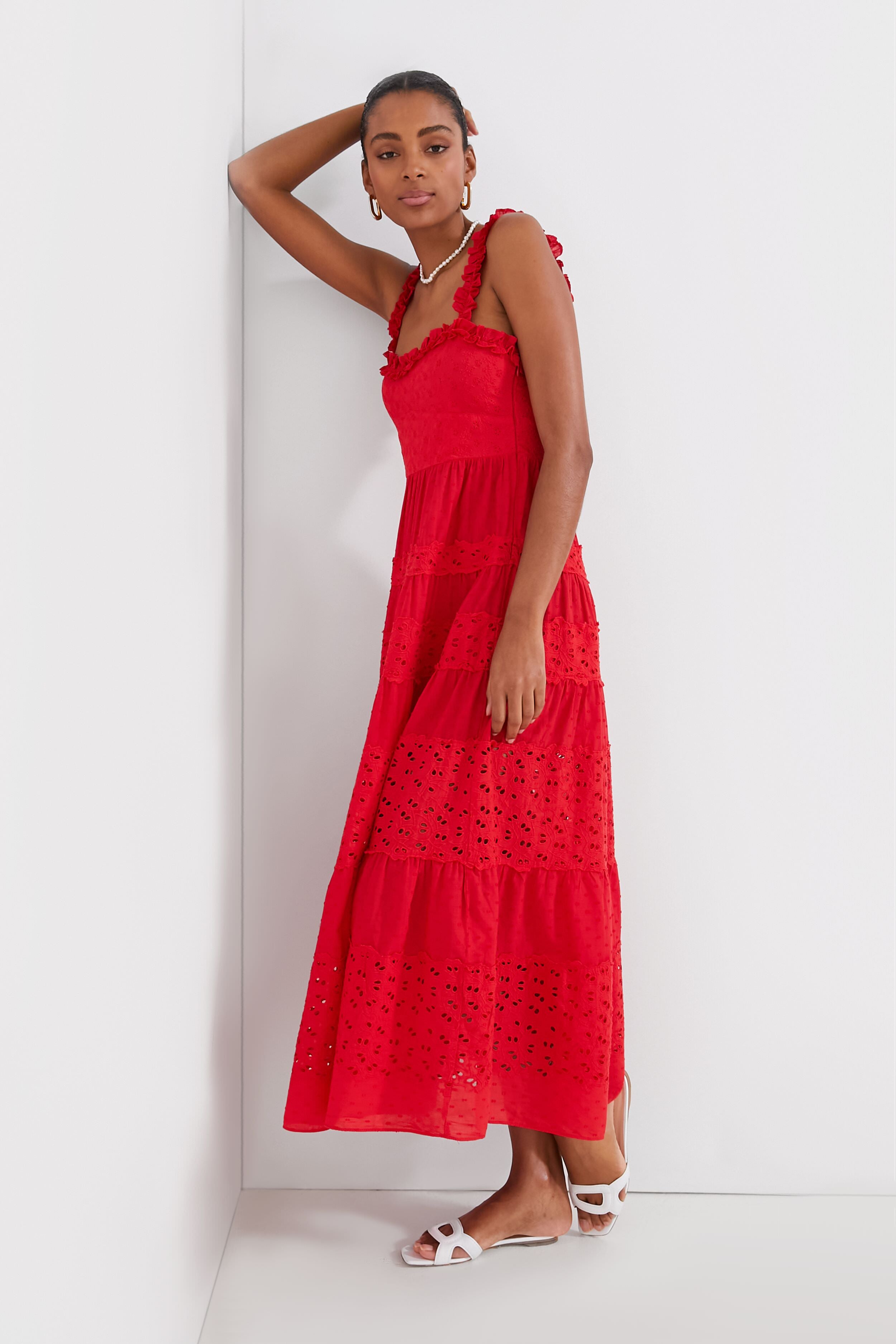 Red Evander Dress-Beilave