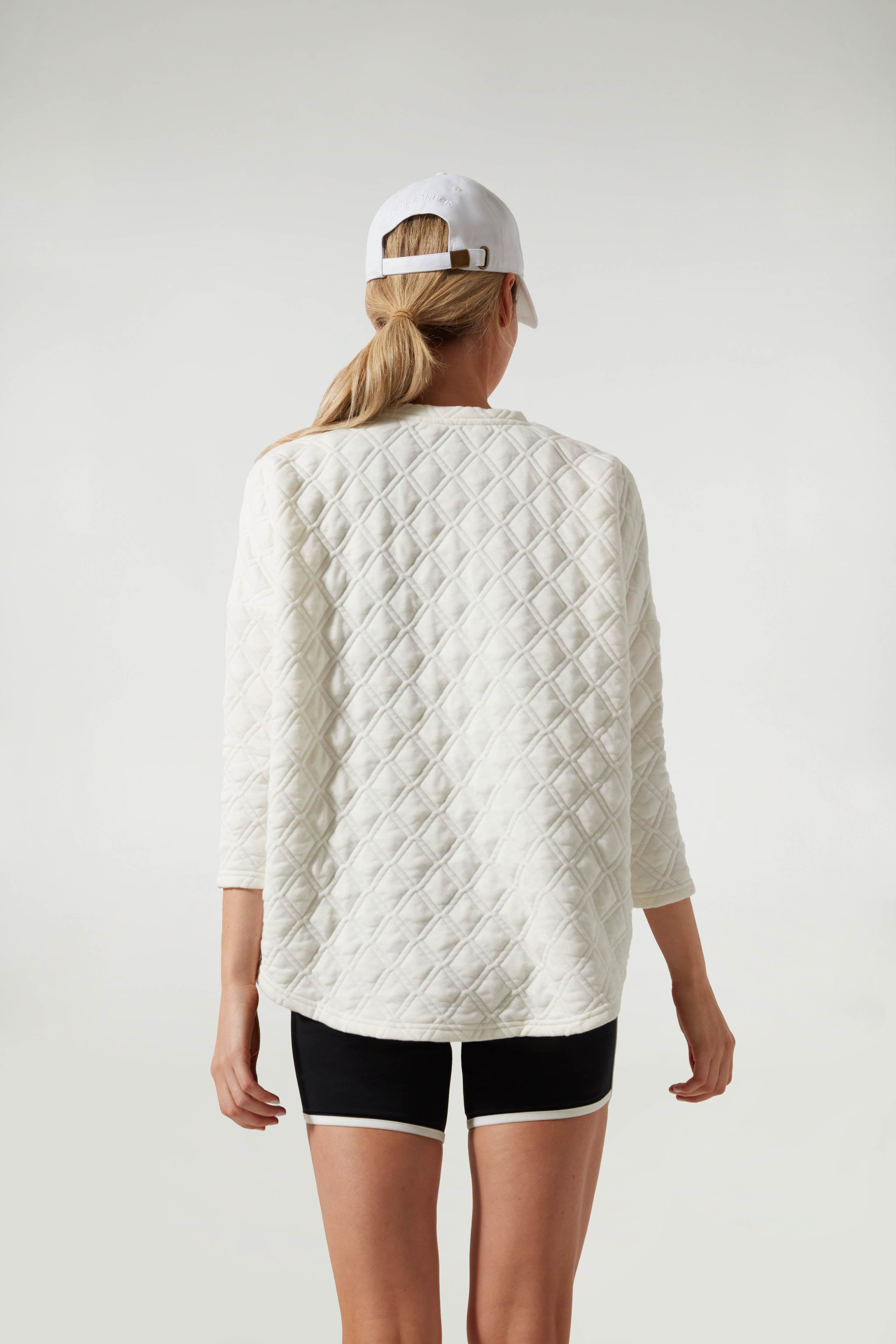 White Ally Swing Sweatshirt-Beilave