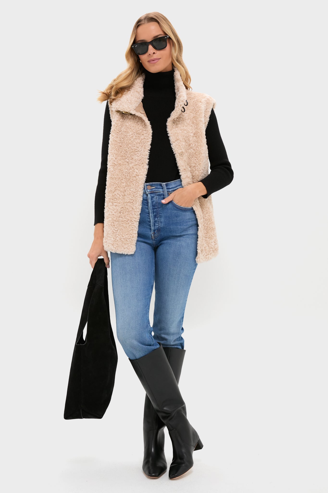 Tan Sherpa Wilson Vest-Beilave