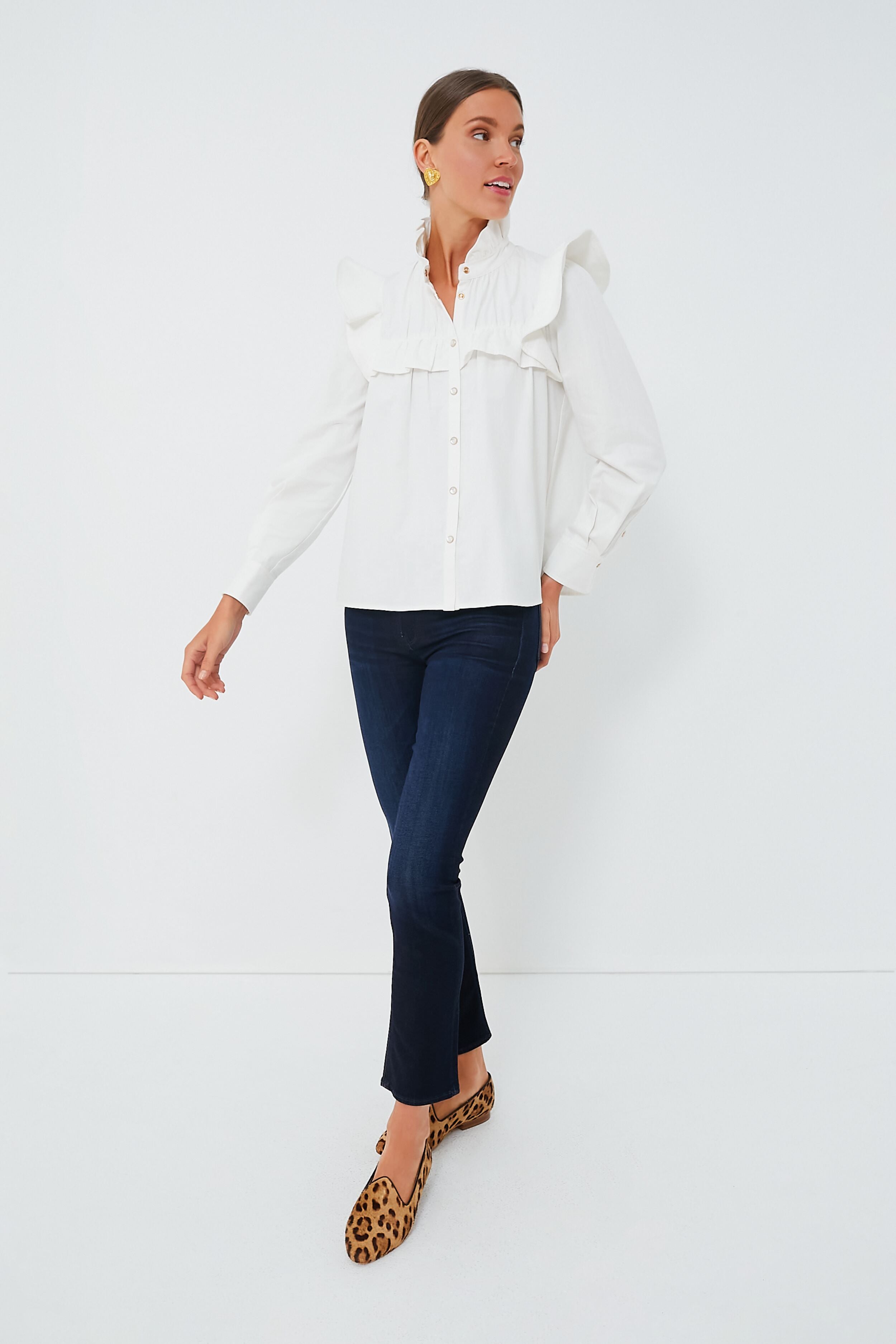 White Winnie Blouse-Beilave