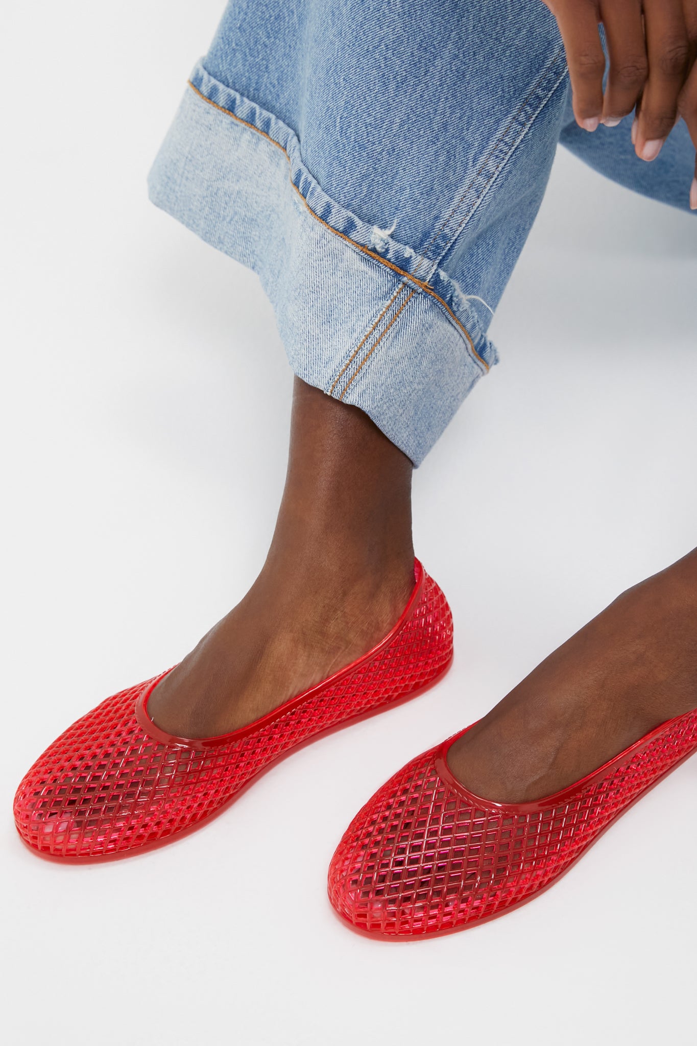 Red Iro Jelly Flats-Beilave