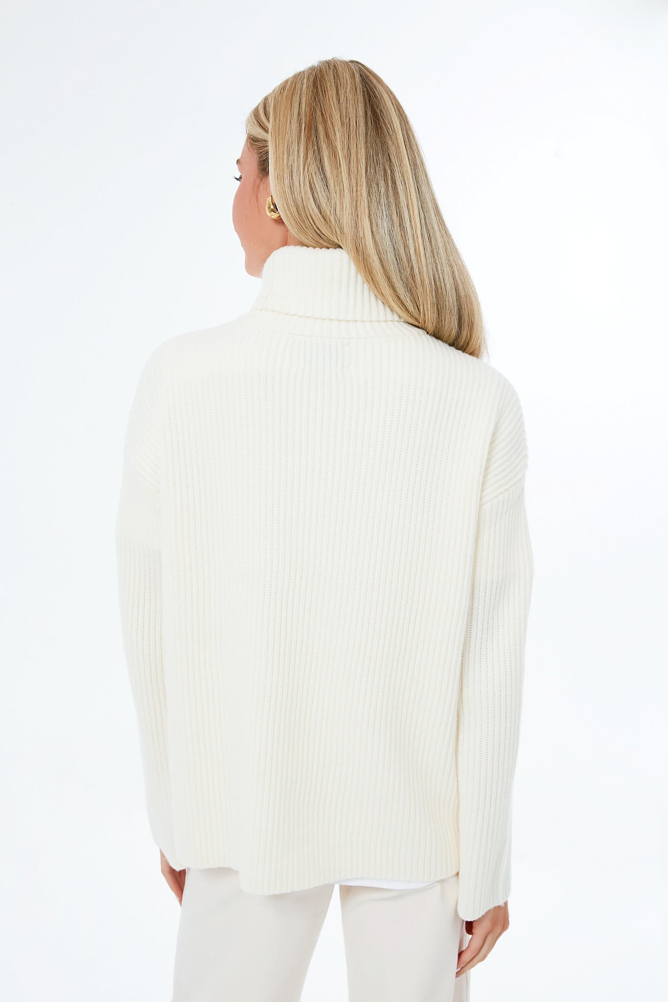 Winter White Laurel Turtleneck-Beilave