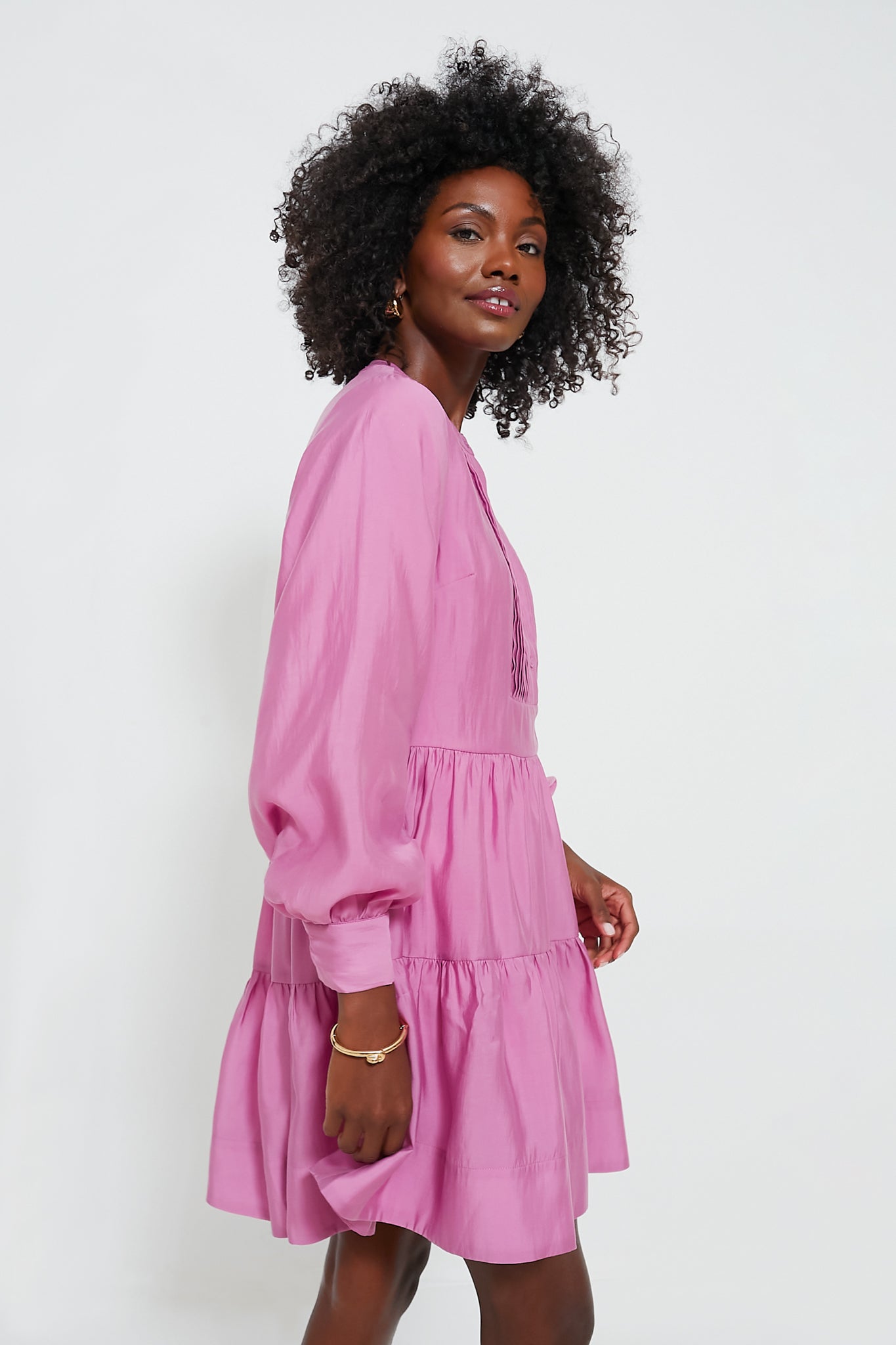 Pink Amie Mini Dress-Beilave