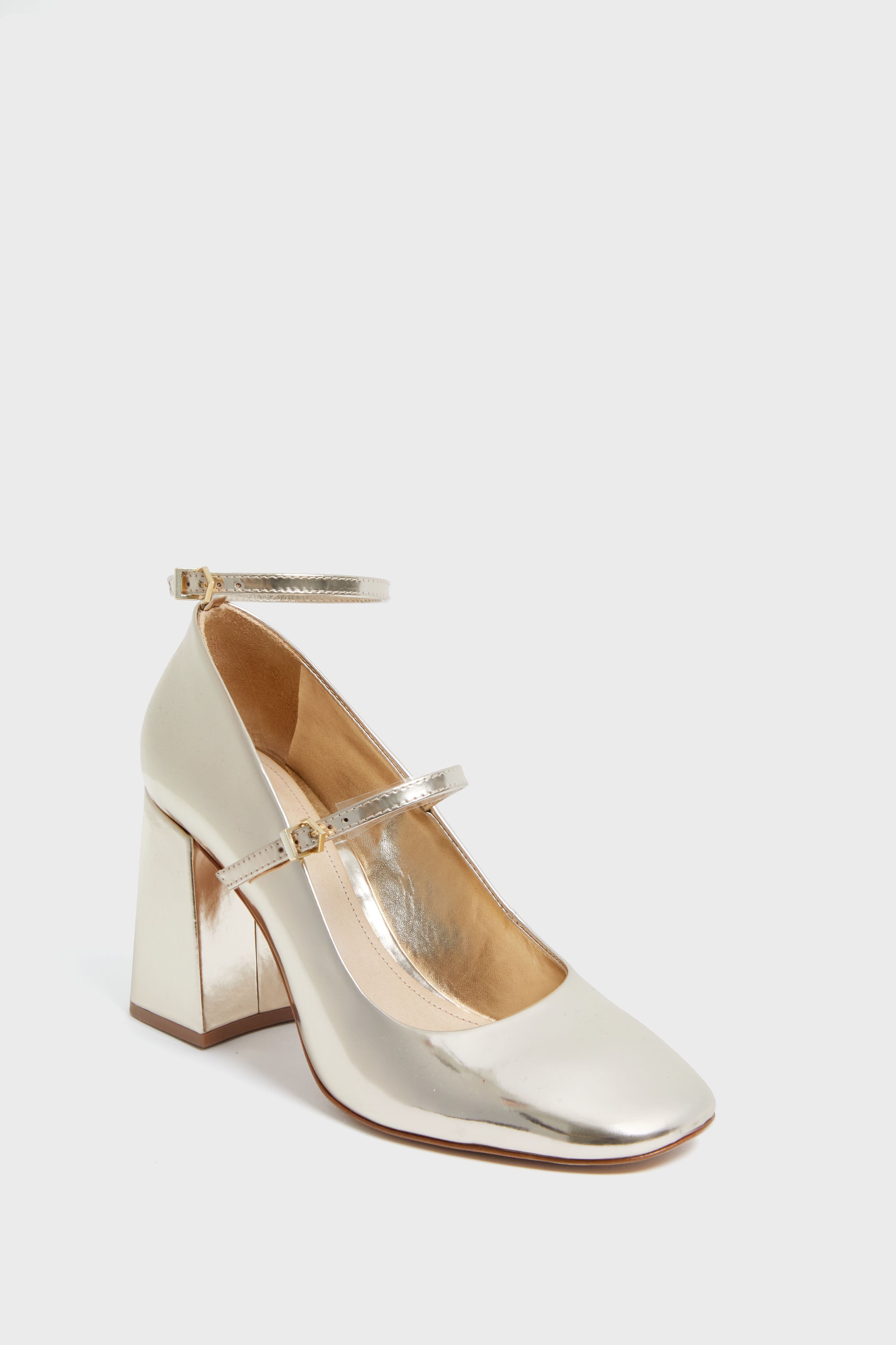 Gold Dorothy High Heels-Beilave