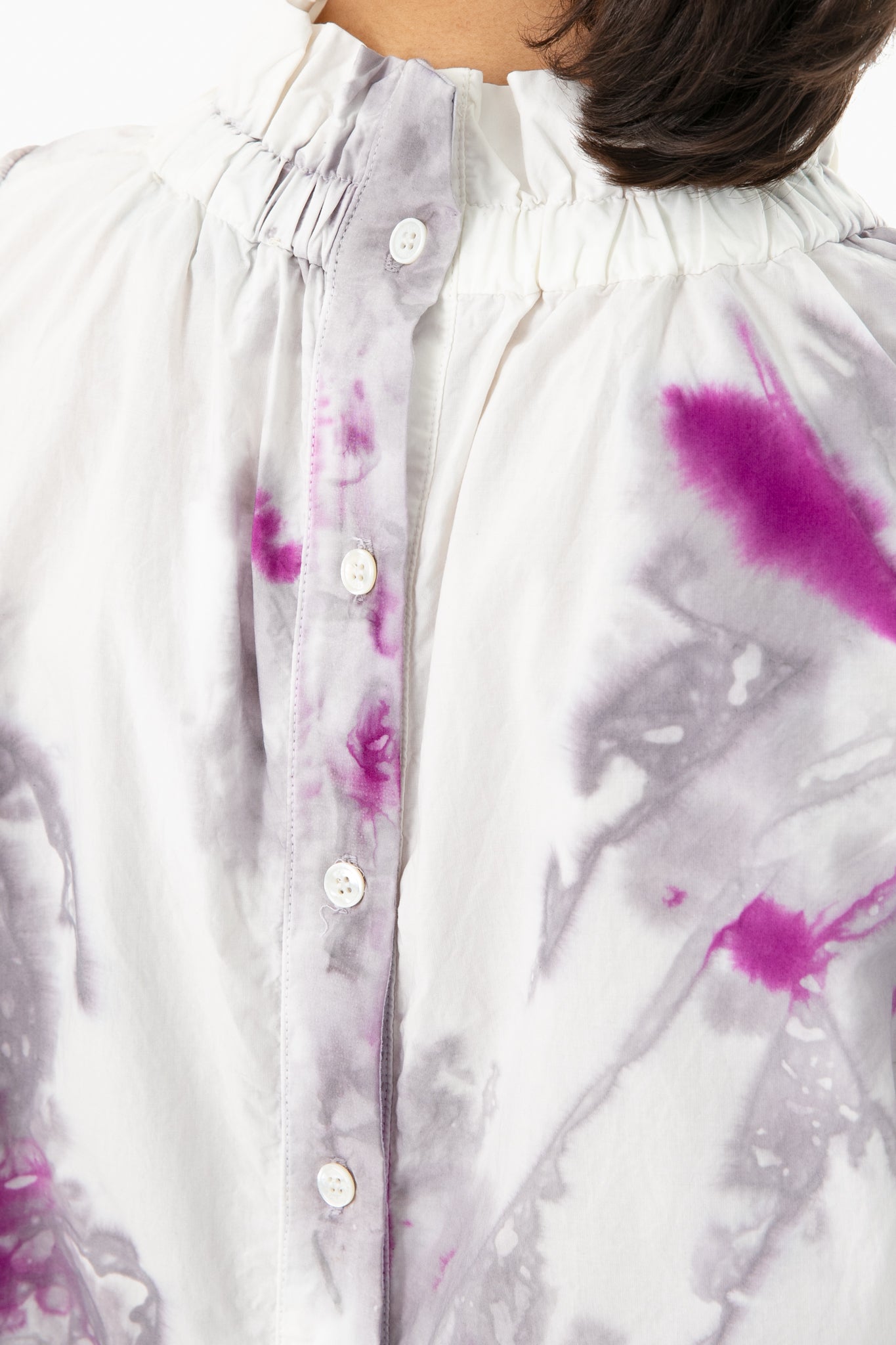 Fuchsia Tie Dye Tamara Tunic Dress-Beilave