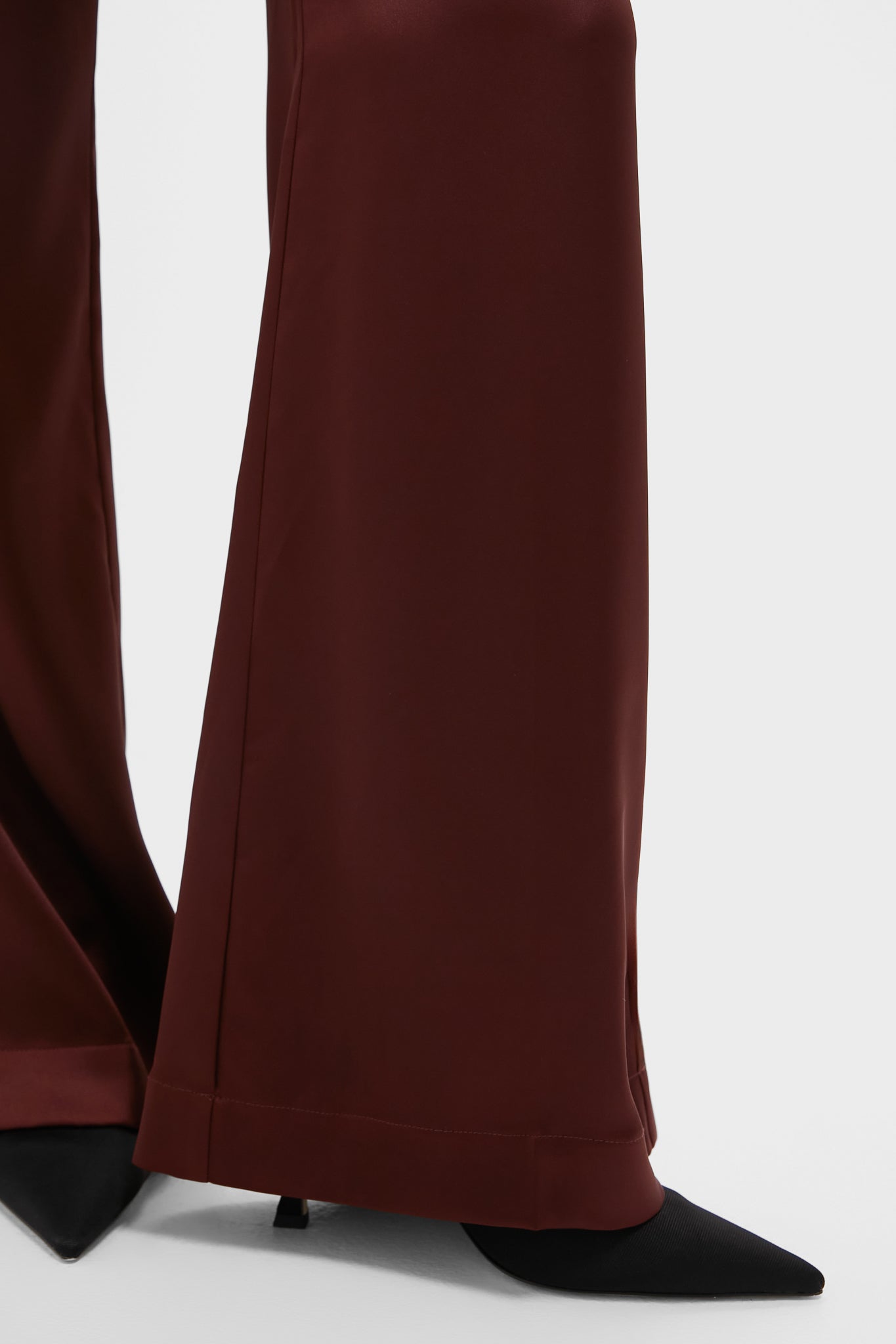 Chocolate Satin Deja Pants-Beilave