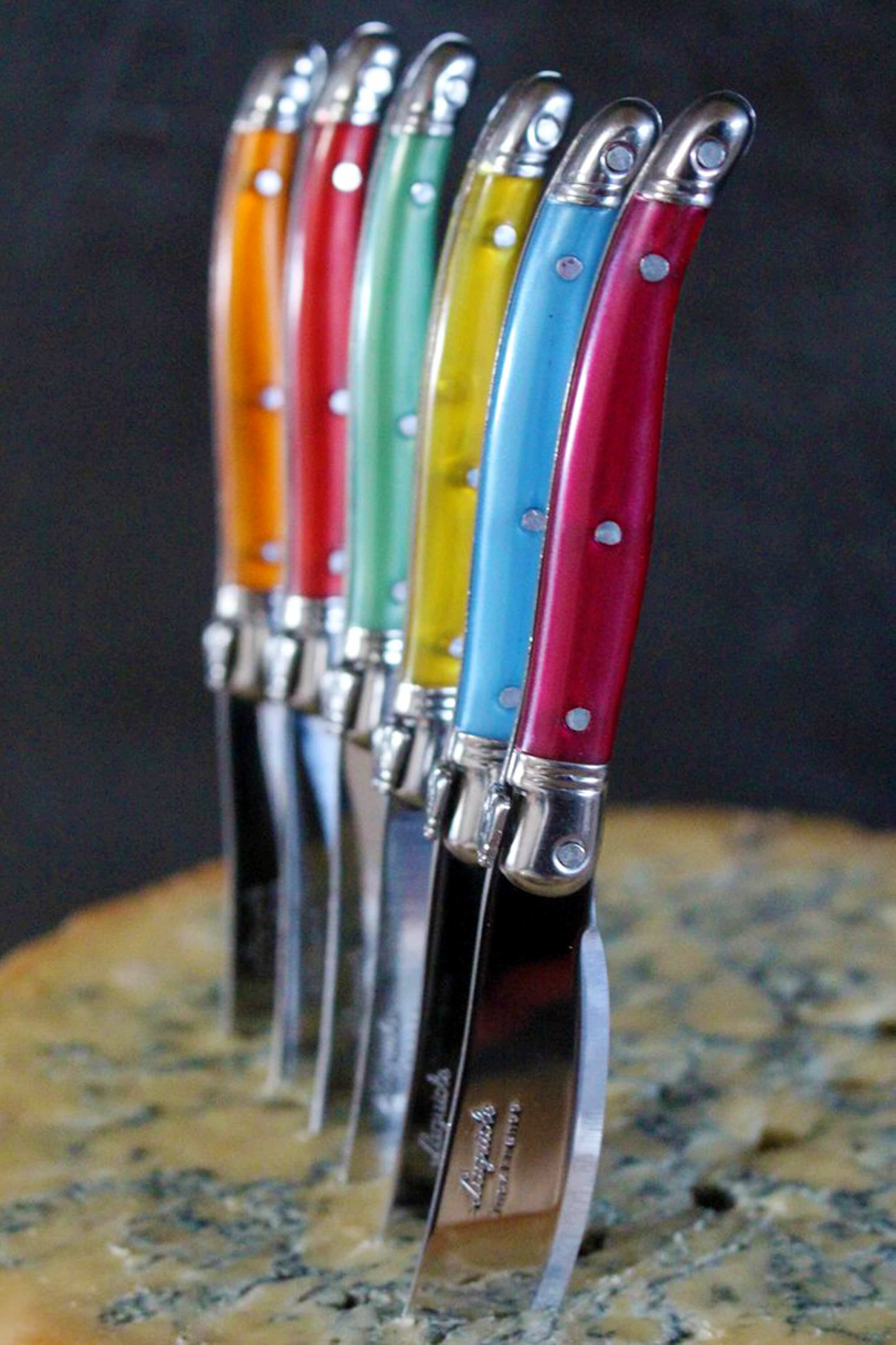 Rainbow Mini Cheese Spreaders (Set of 6)-Beilave