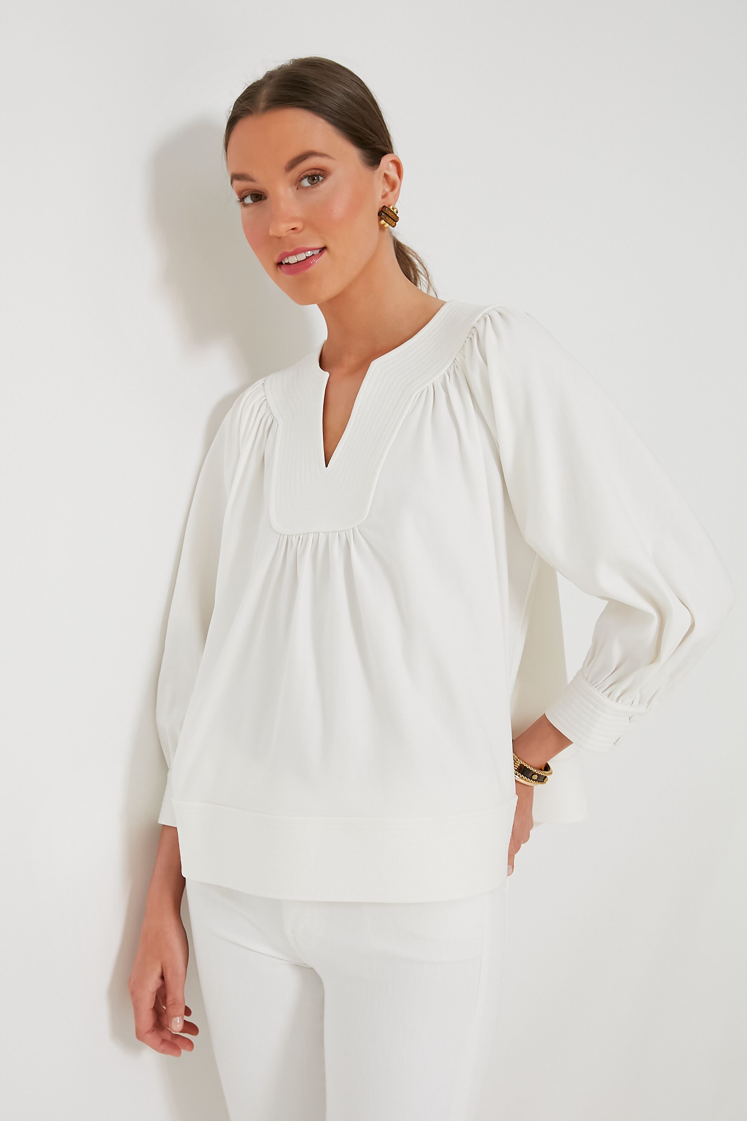 White Koa Blouse-Beilave