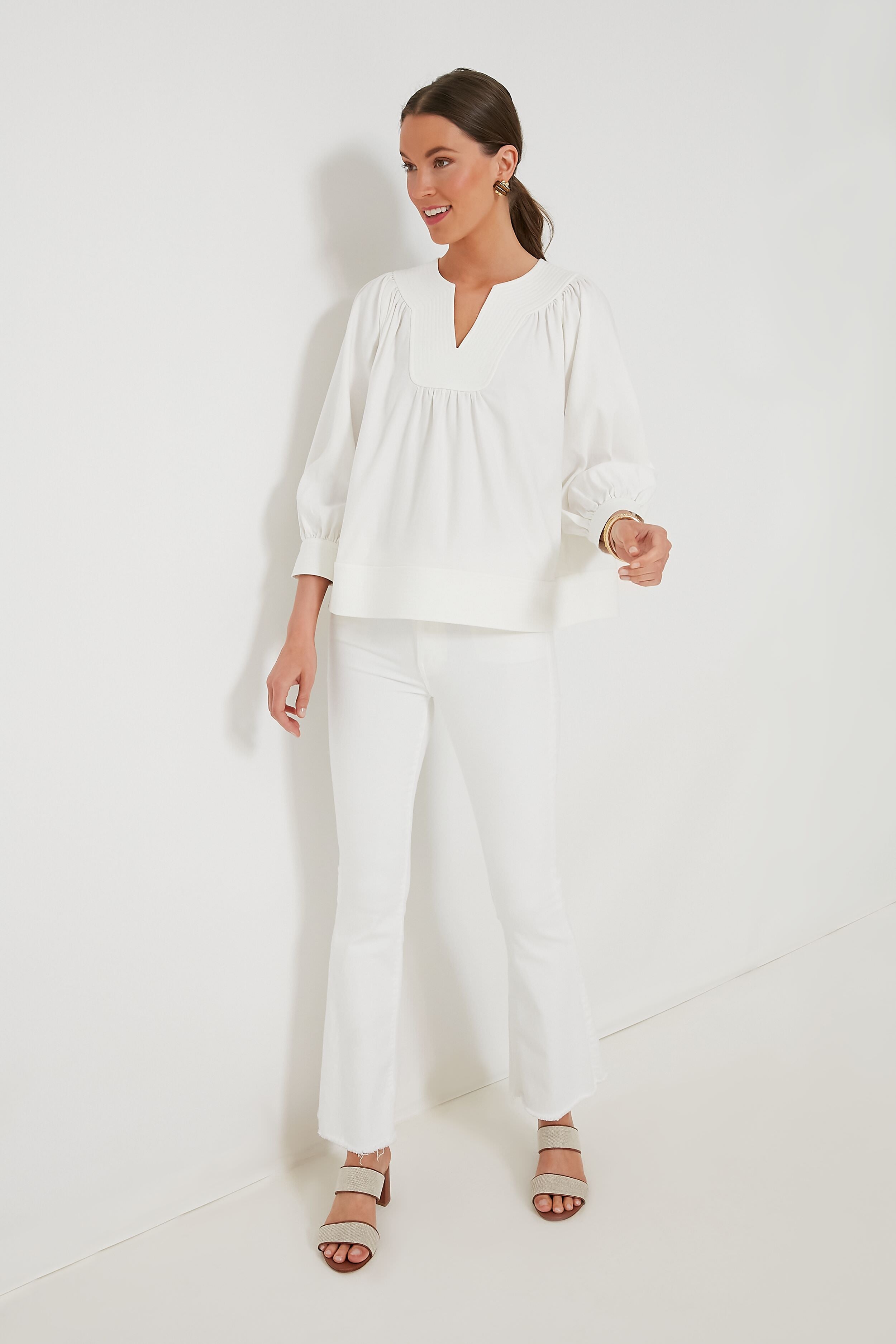 White Koa Blouse-Beilave