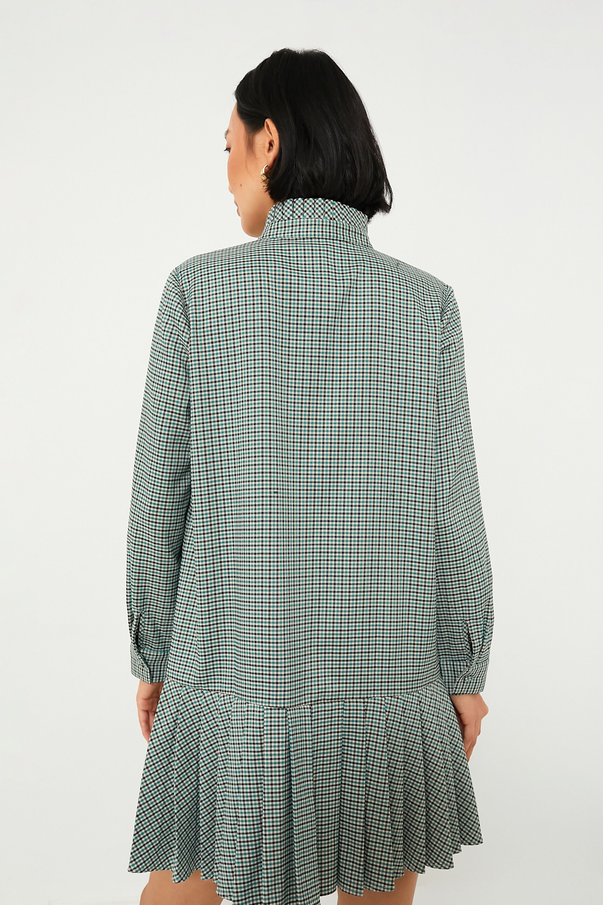 Palladian Check Tate Dress-Beilave