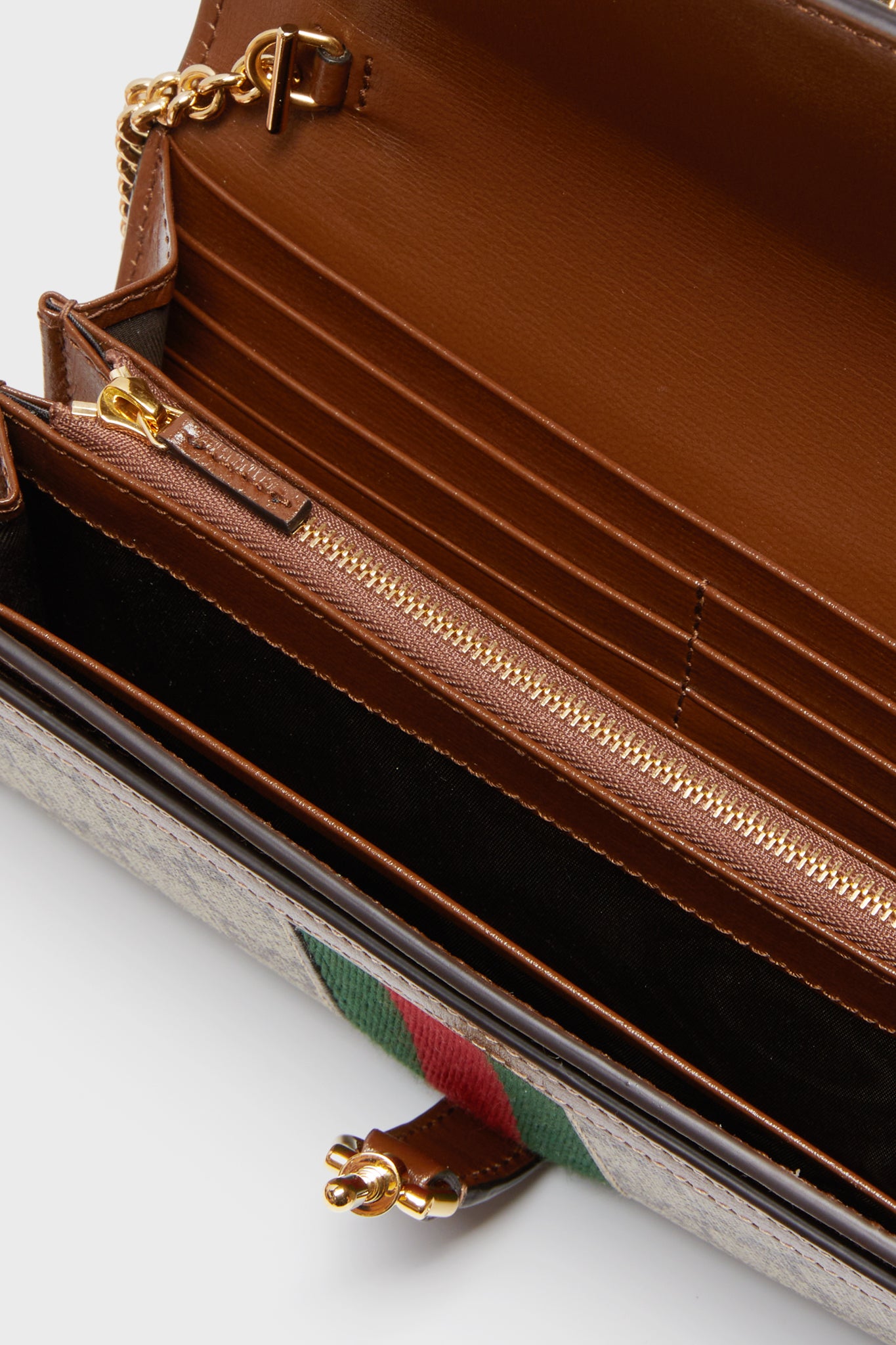 Gucci Beige GG Canvas Jacket 1961 Wallet On Chain-Beilave