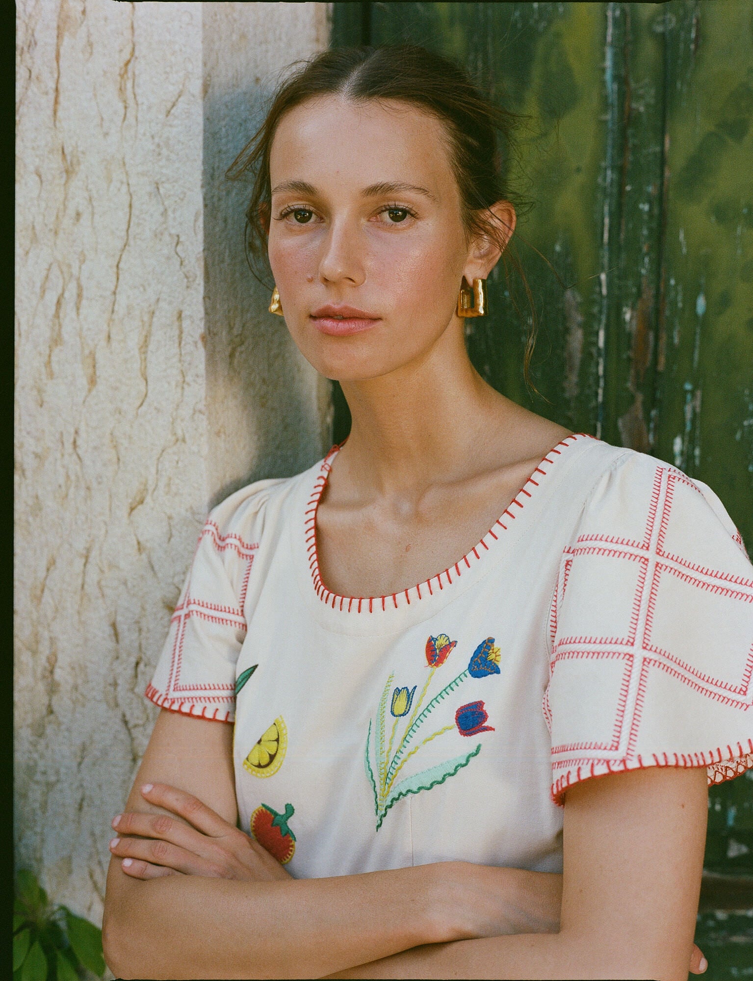 Gold Dim Hoops-Beilave