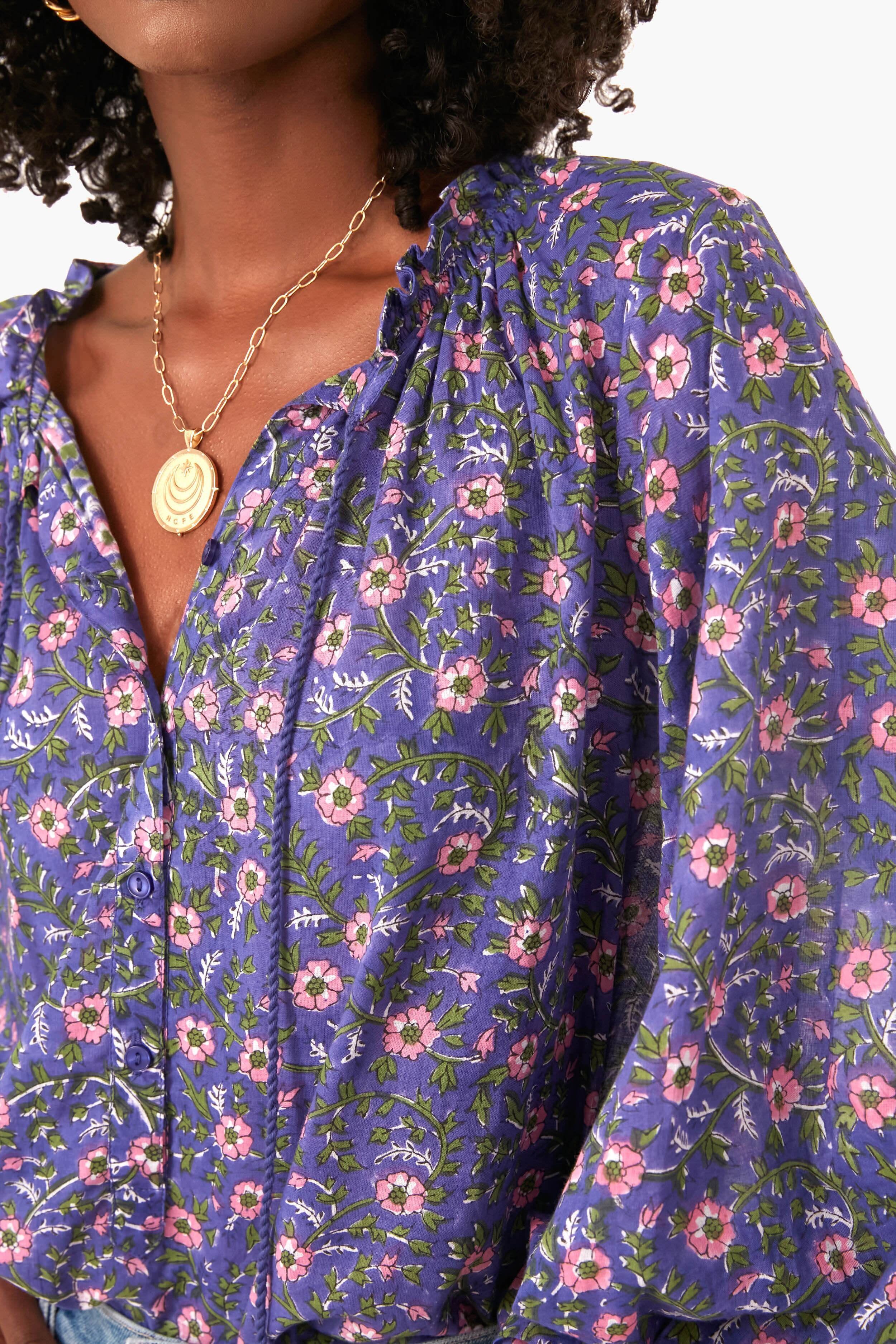 Iris Wildflower Bardot Top-Beilave