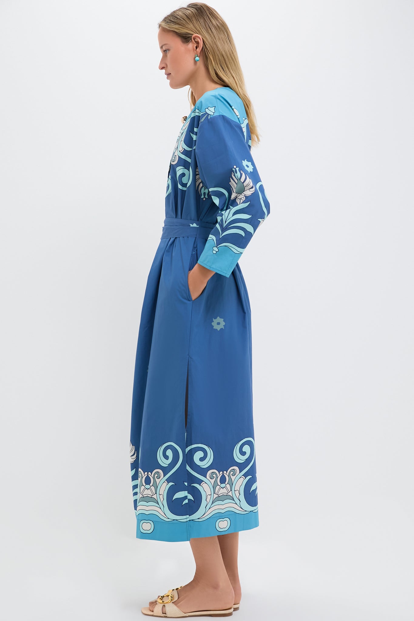 Blue Tiles Inae Dress-Beilave