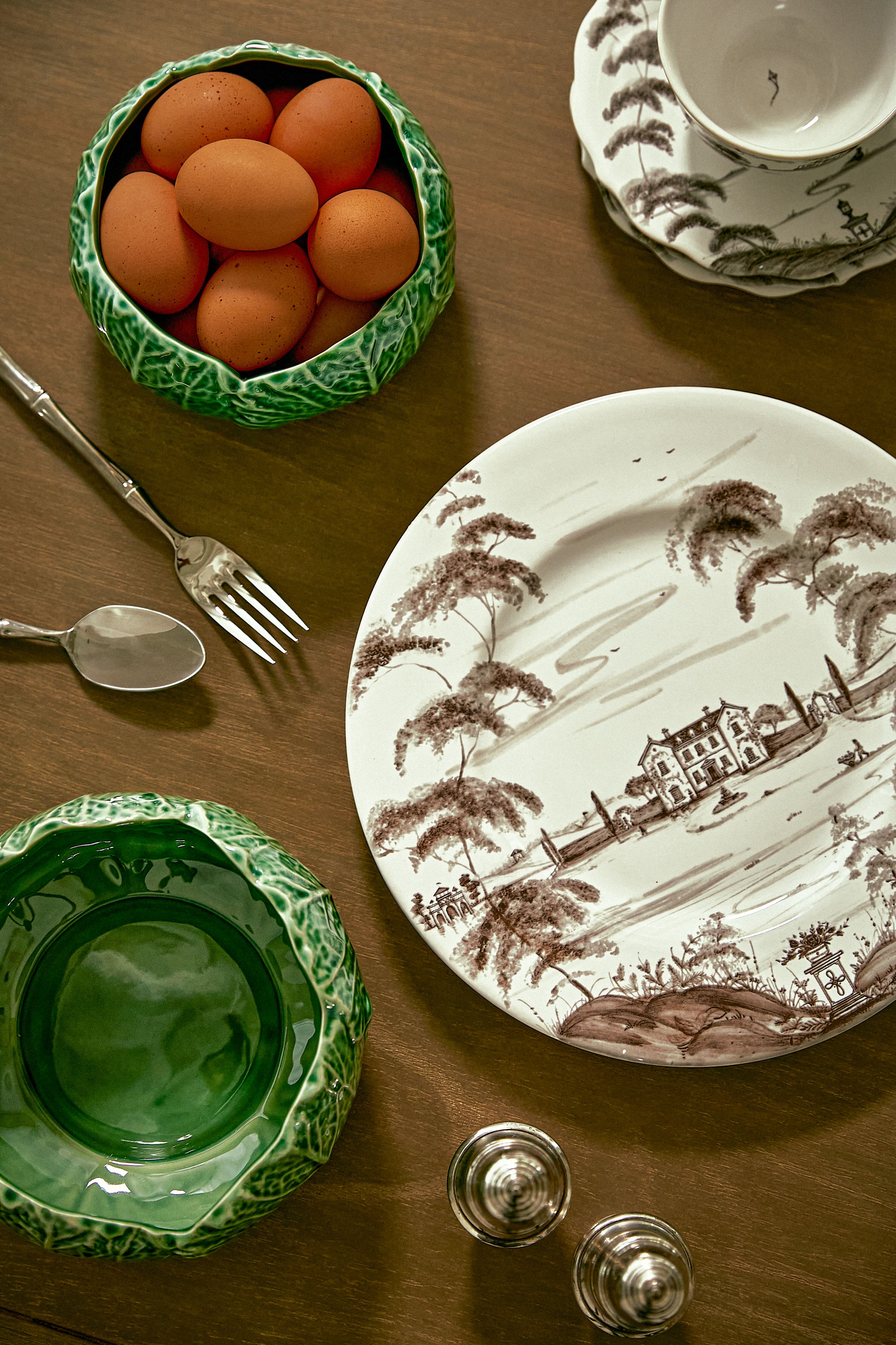 Set of 3 Cabbage Leaf Bowls-Beilave