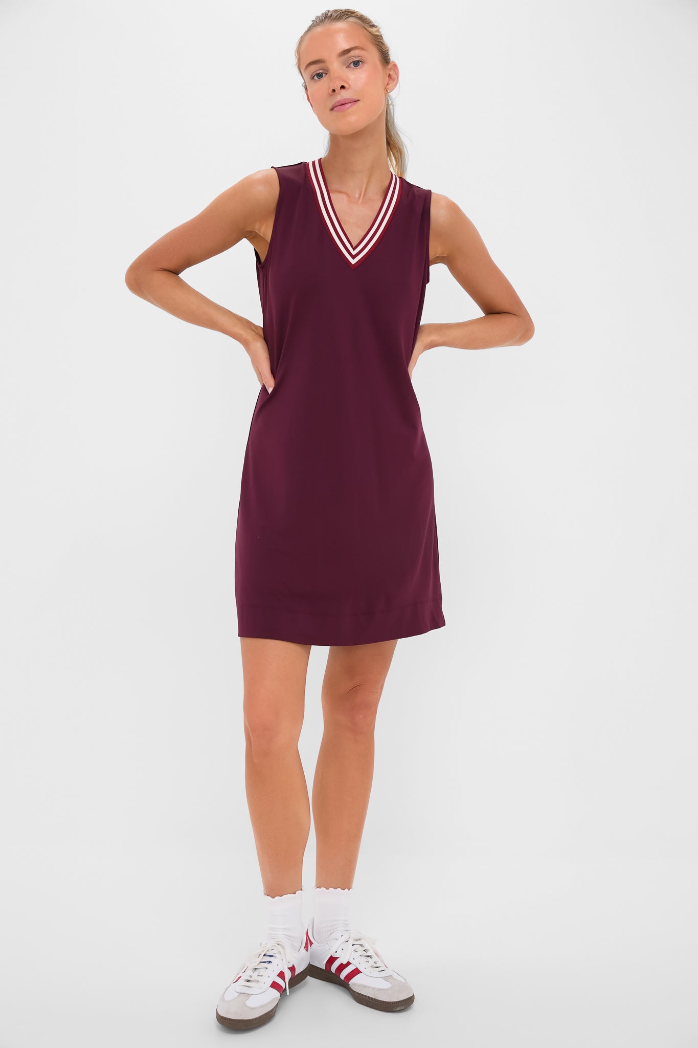 Winetasting Performance Jersey Suzanne Tennis Dress-Beilave