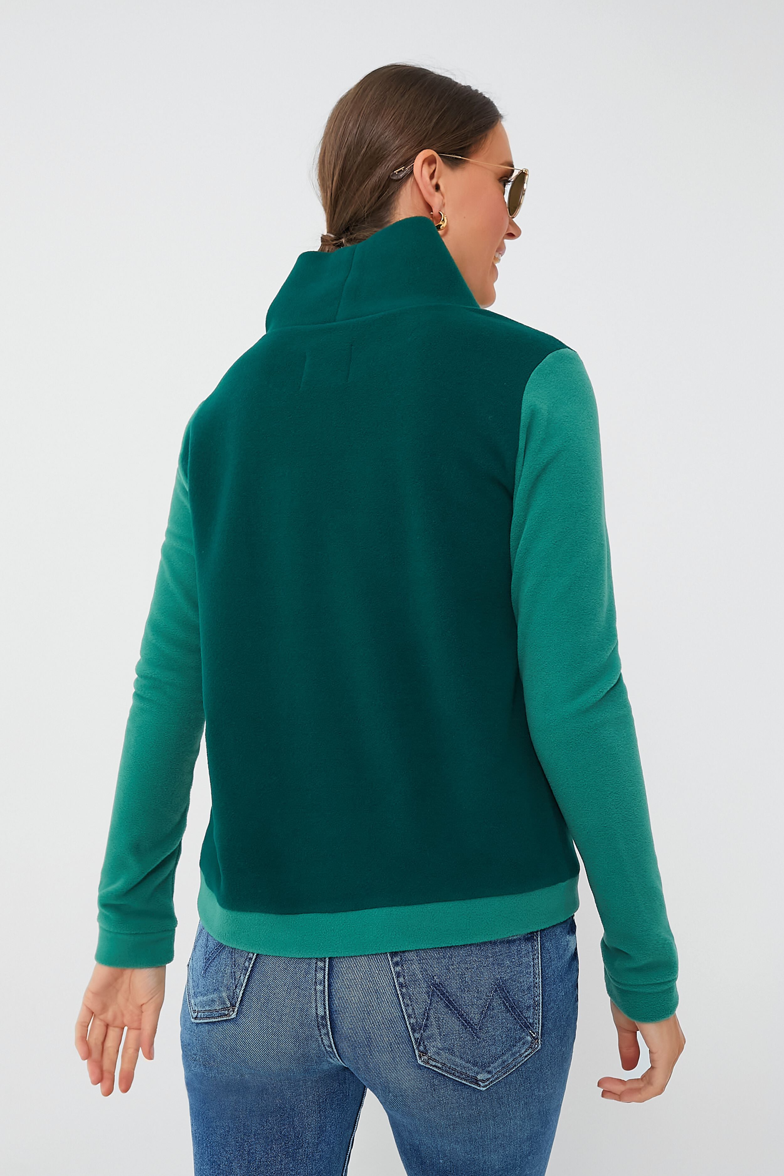 Exclusive Emerald Jaguar Green Colorblock Park Slope-Beilave