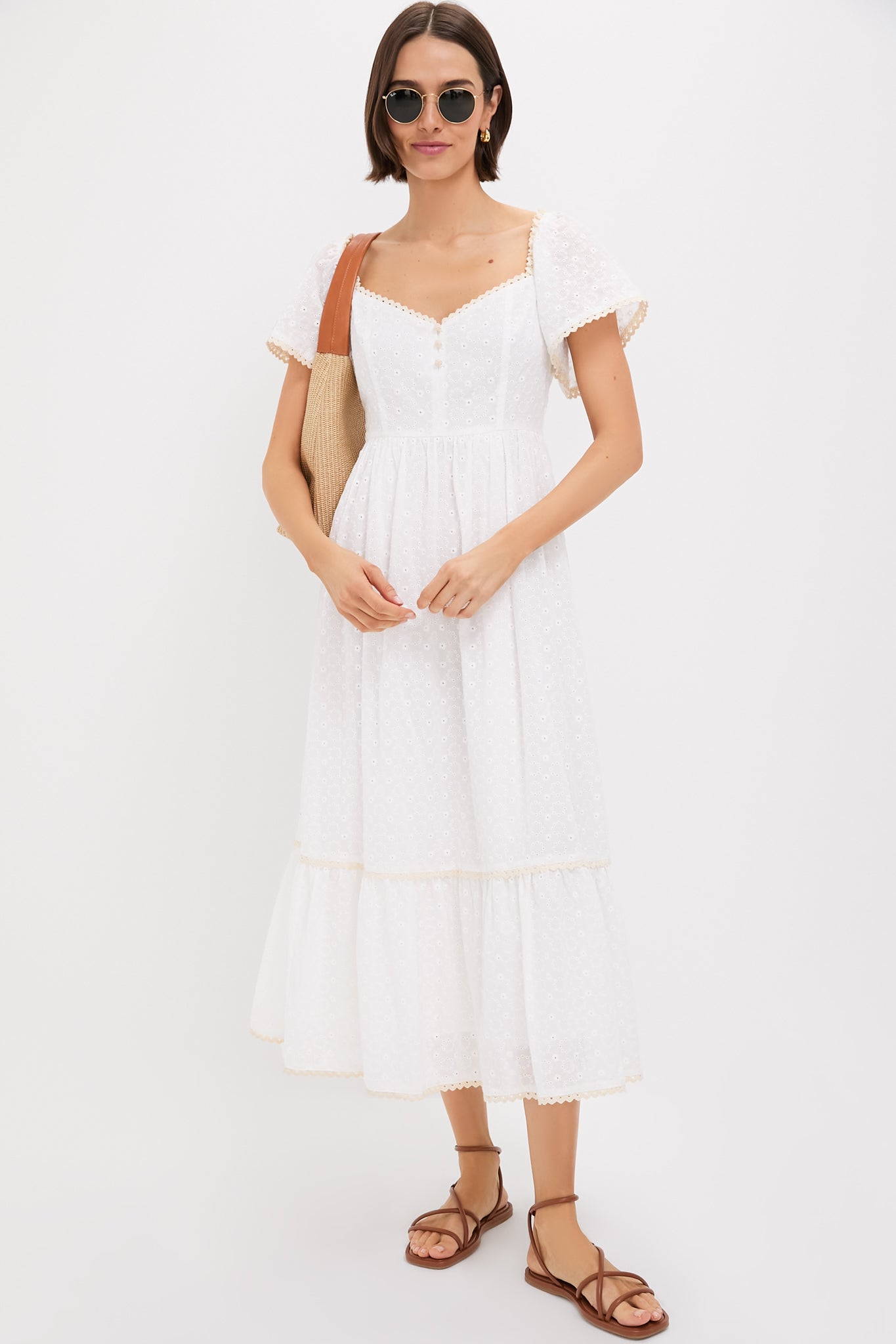 Dainty Eyelet Holley Dress-Beilave