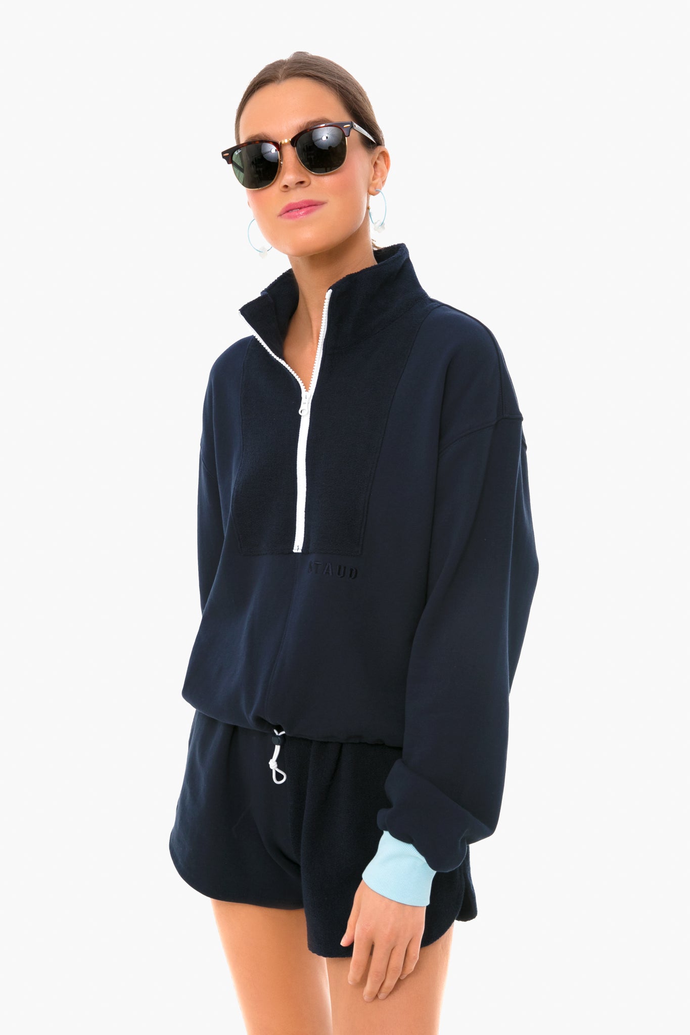 Deep Sea Zip Up Sweatshirt-Beilave