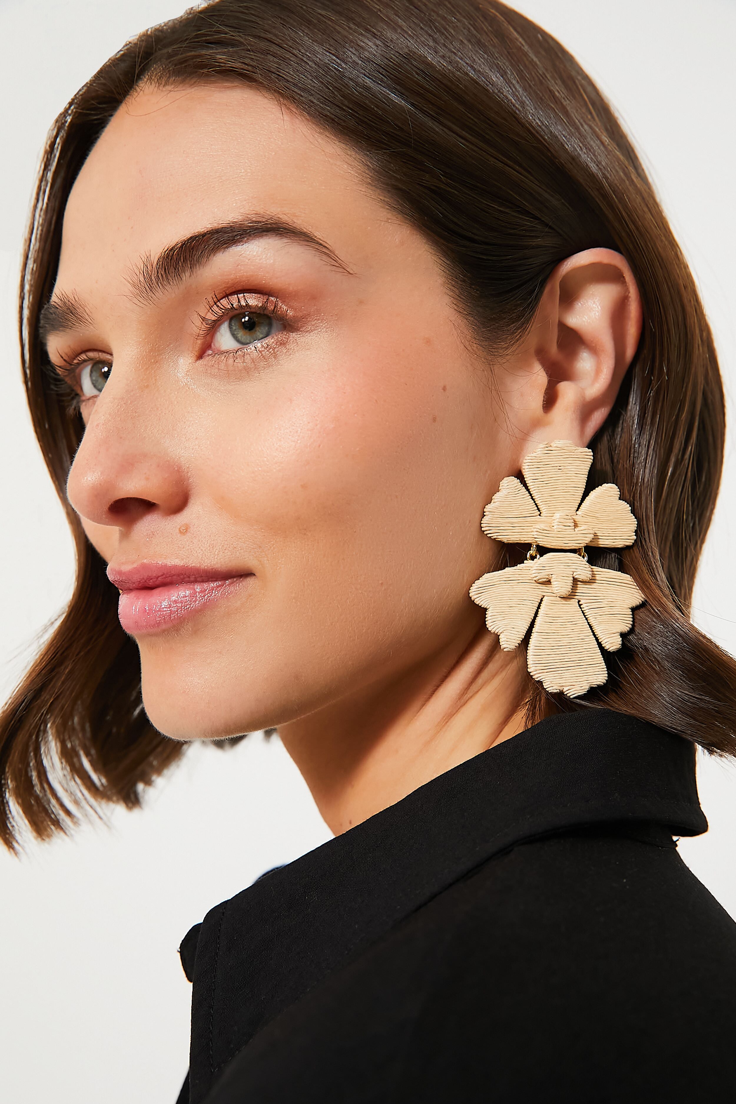 Raffia Bea Earrings-Beilave