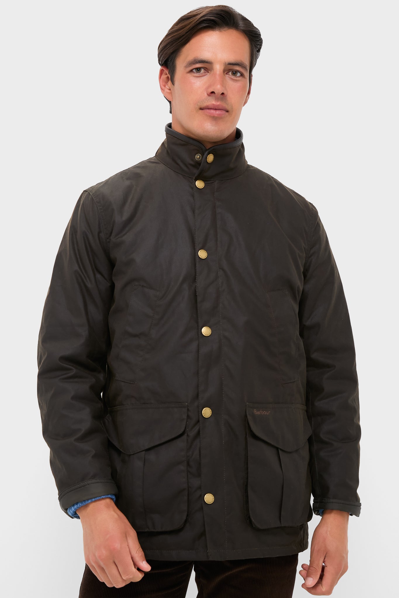 Olive Hereford Wax Jacket-Beilave