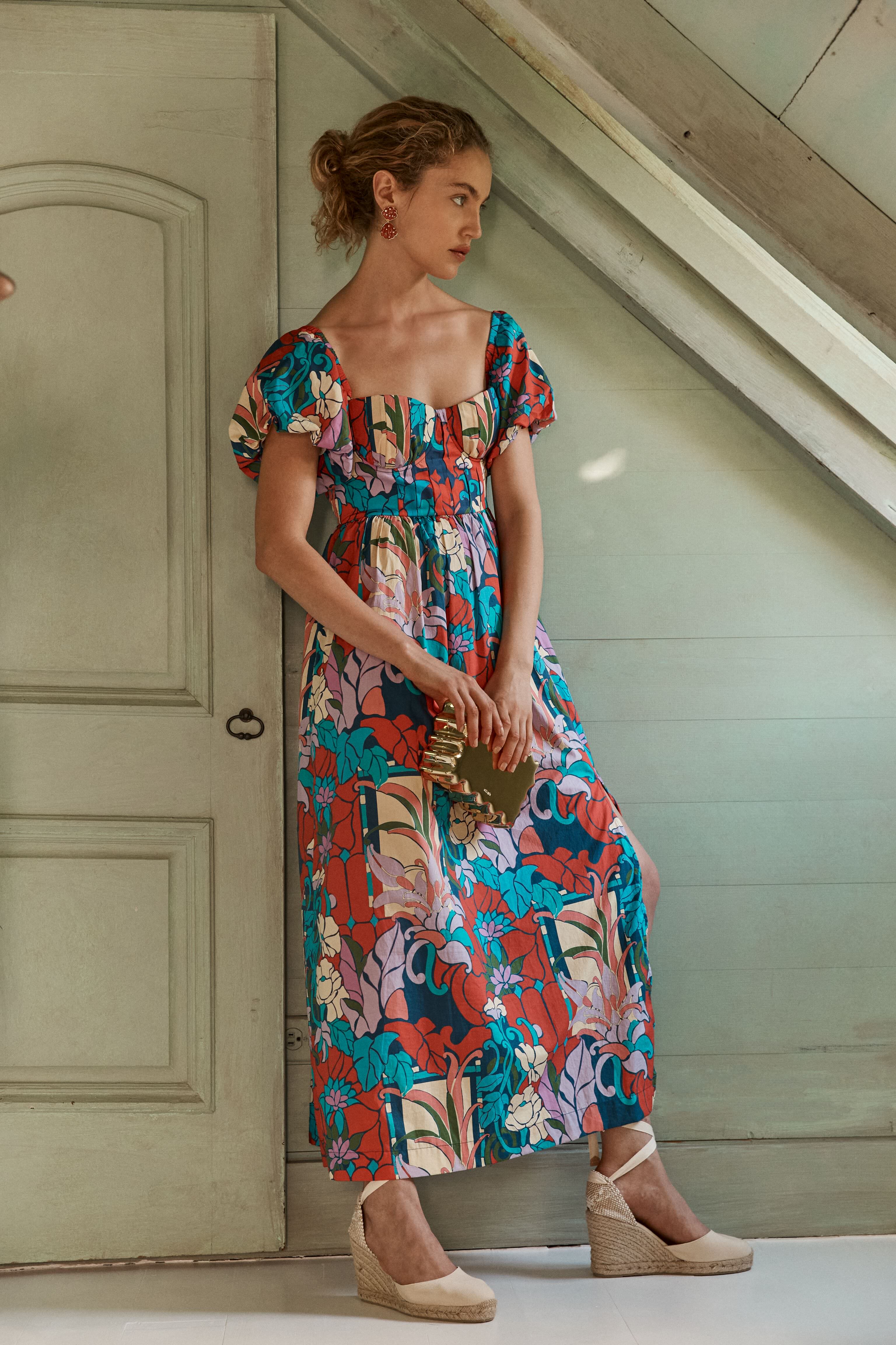 Climbing Cosmos Valerie Dress-Beilave