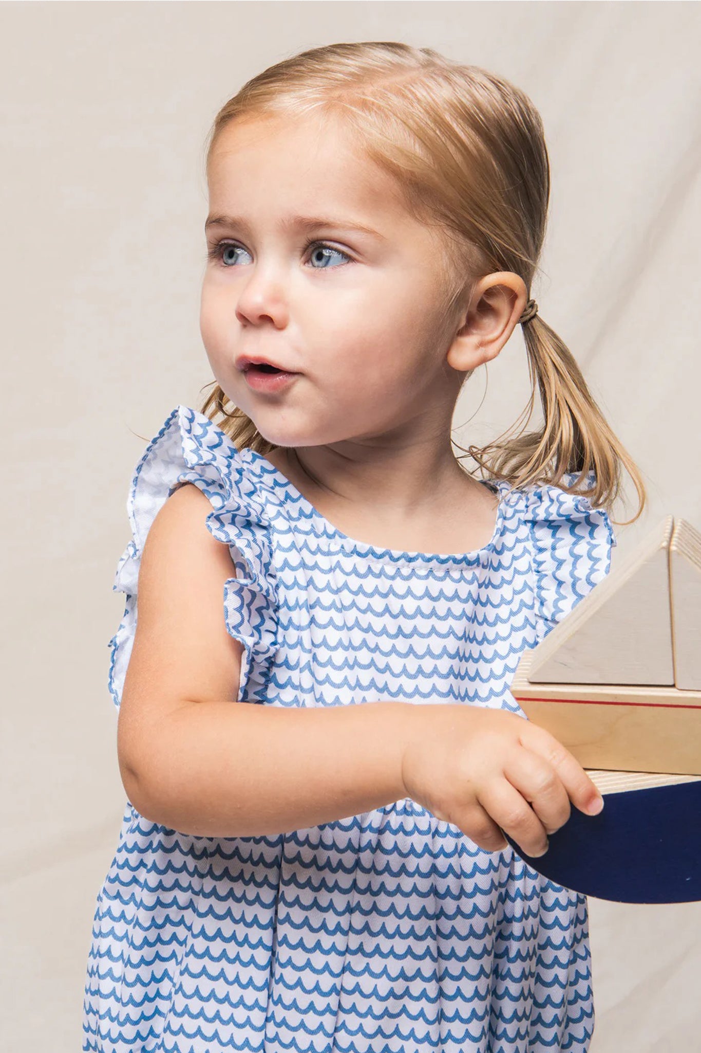 Infant's La Mer Ruffled Romper-Beilave