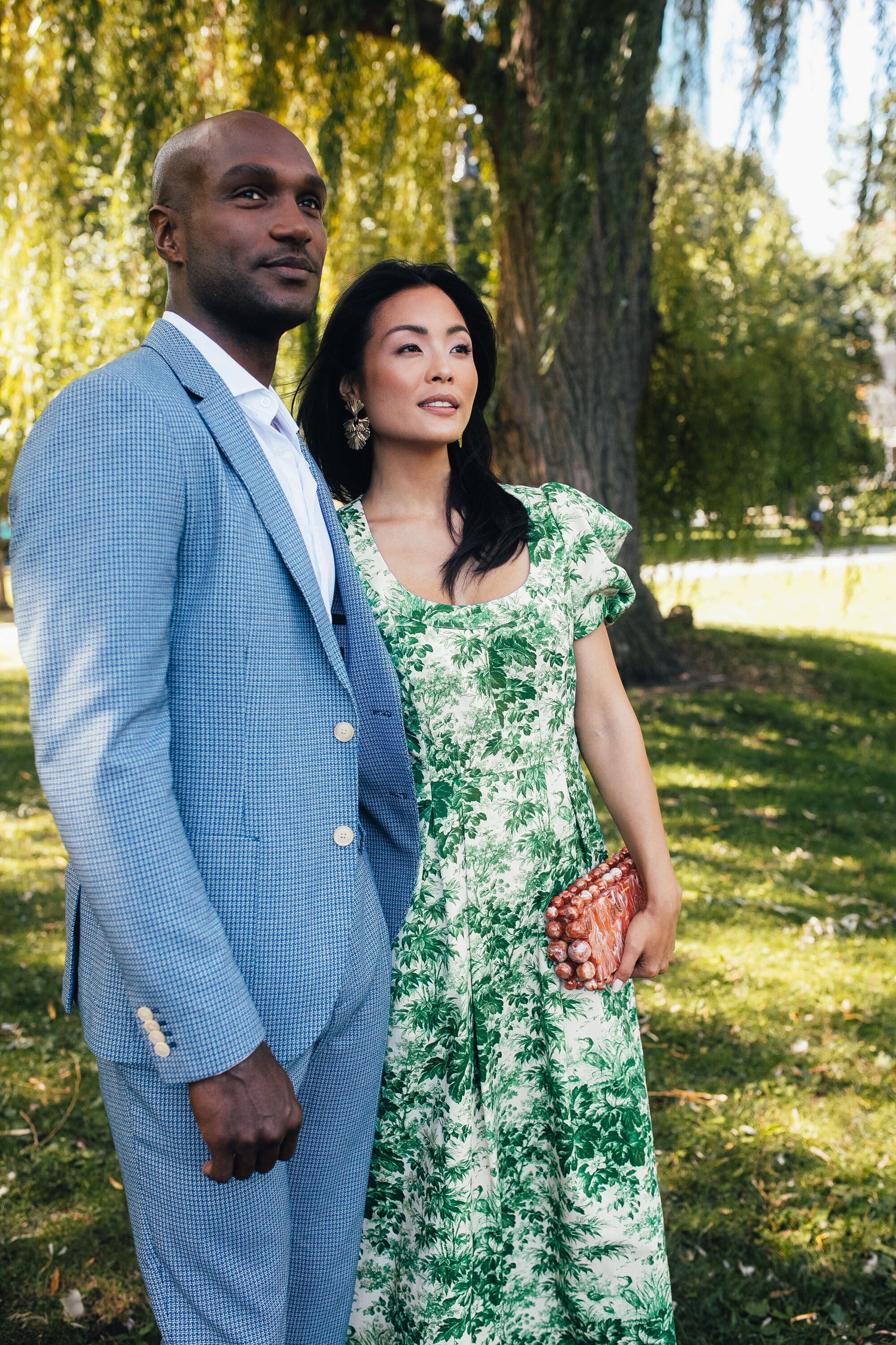 Cypress Toile Amelia Gown-Beilave