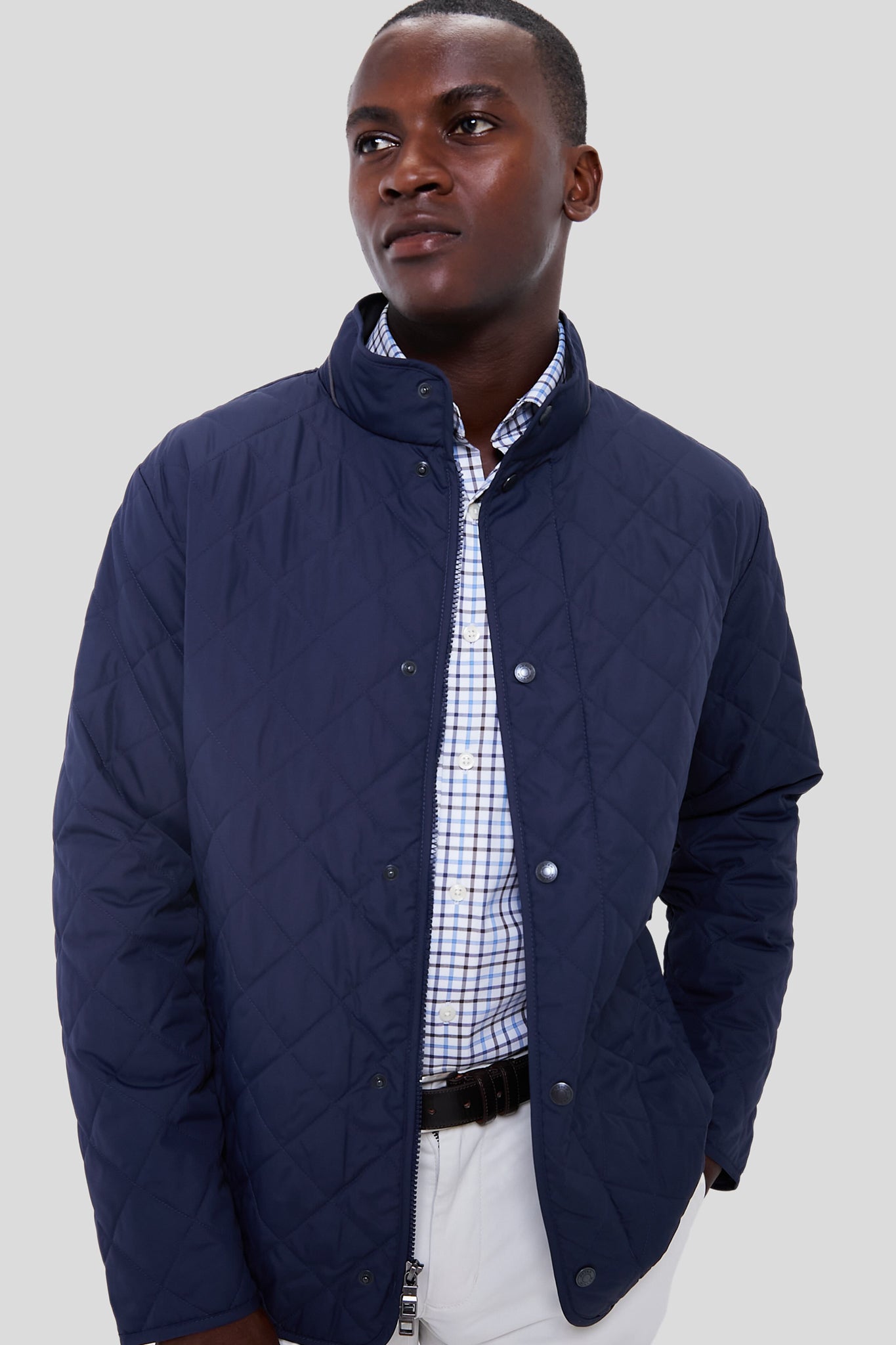 Navy Suffolk Coat-Beilave
