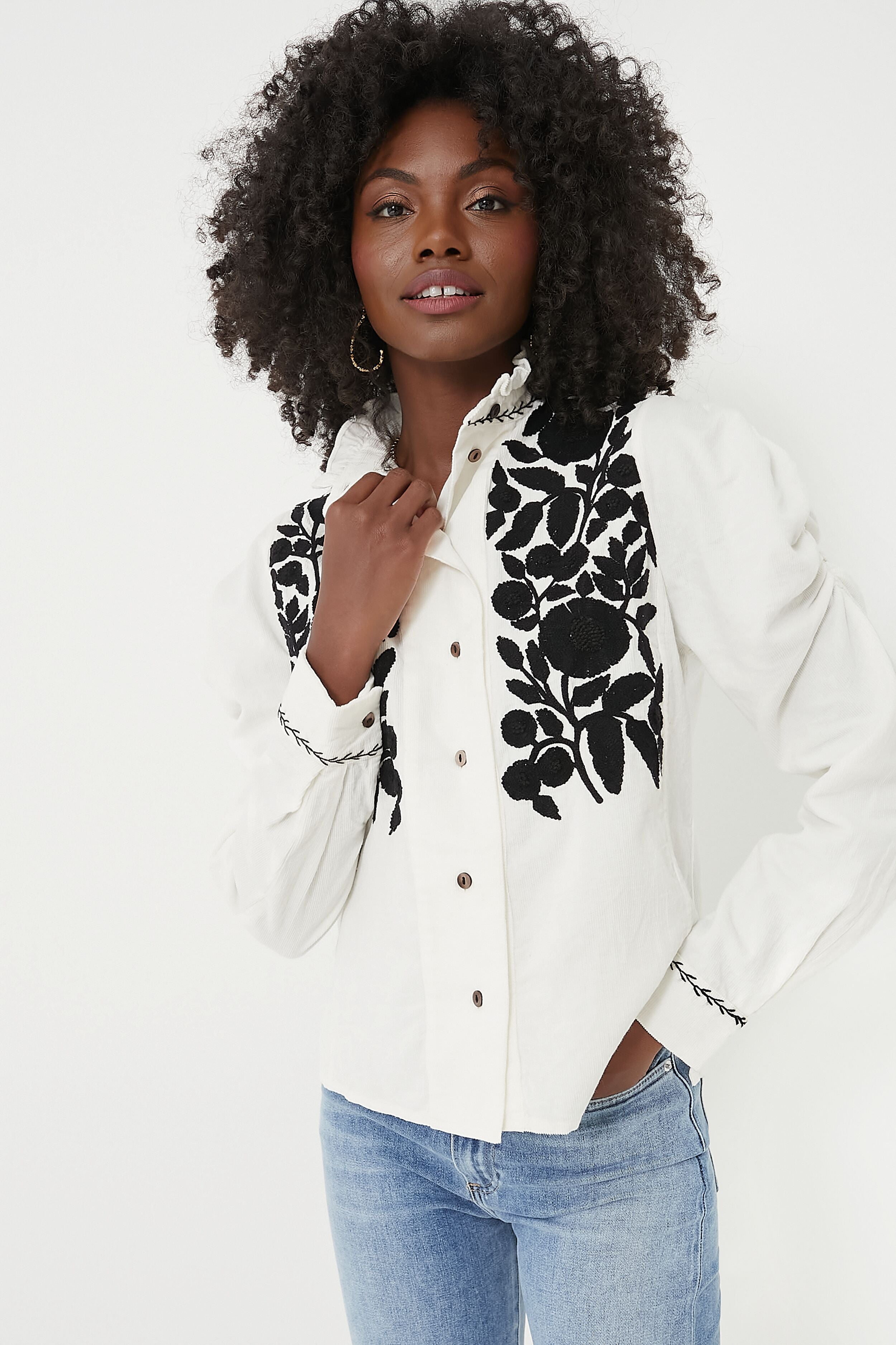 White Wind Blouse-Beilave