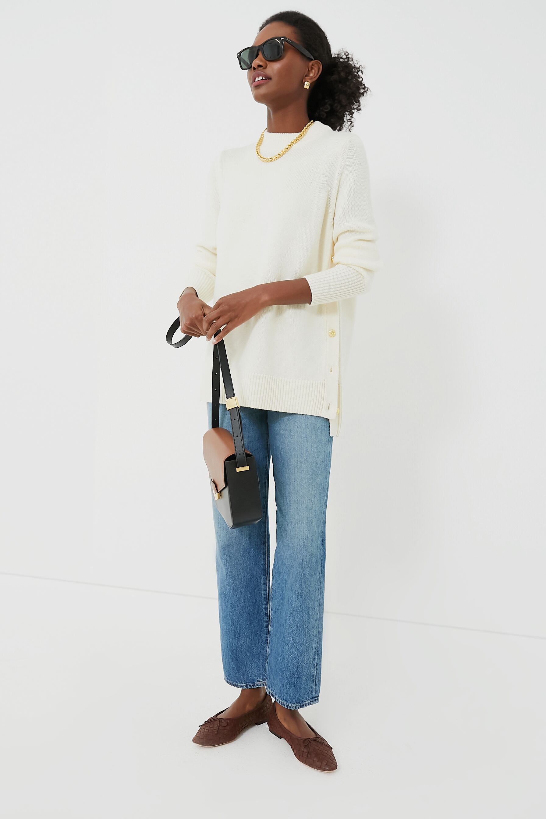 Winter White Bexley Sweater-Beilave