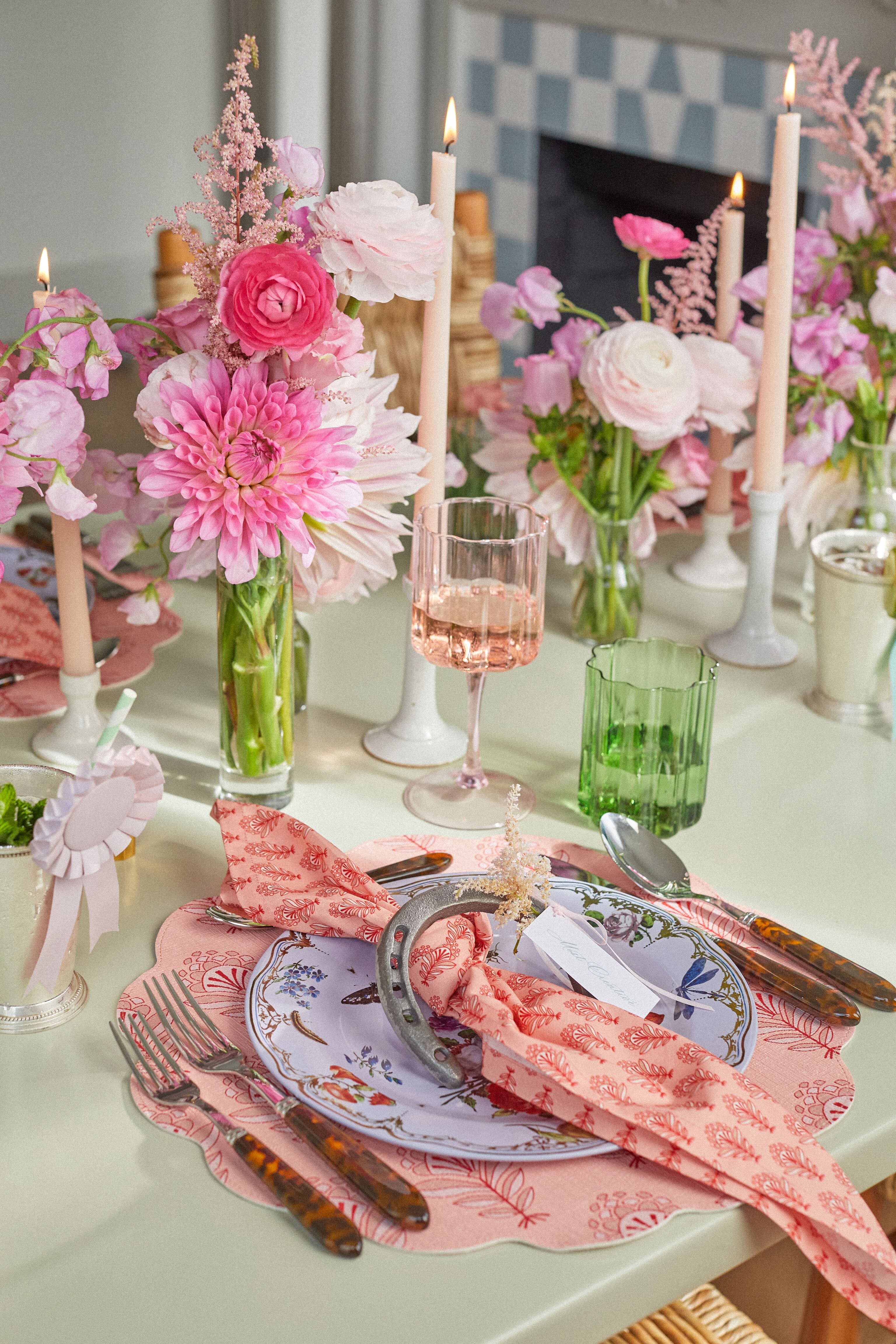 Pink Butterfly Tin Plate-Beilave