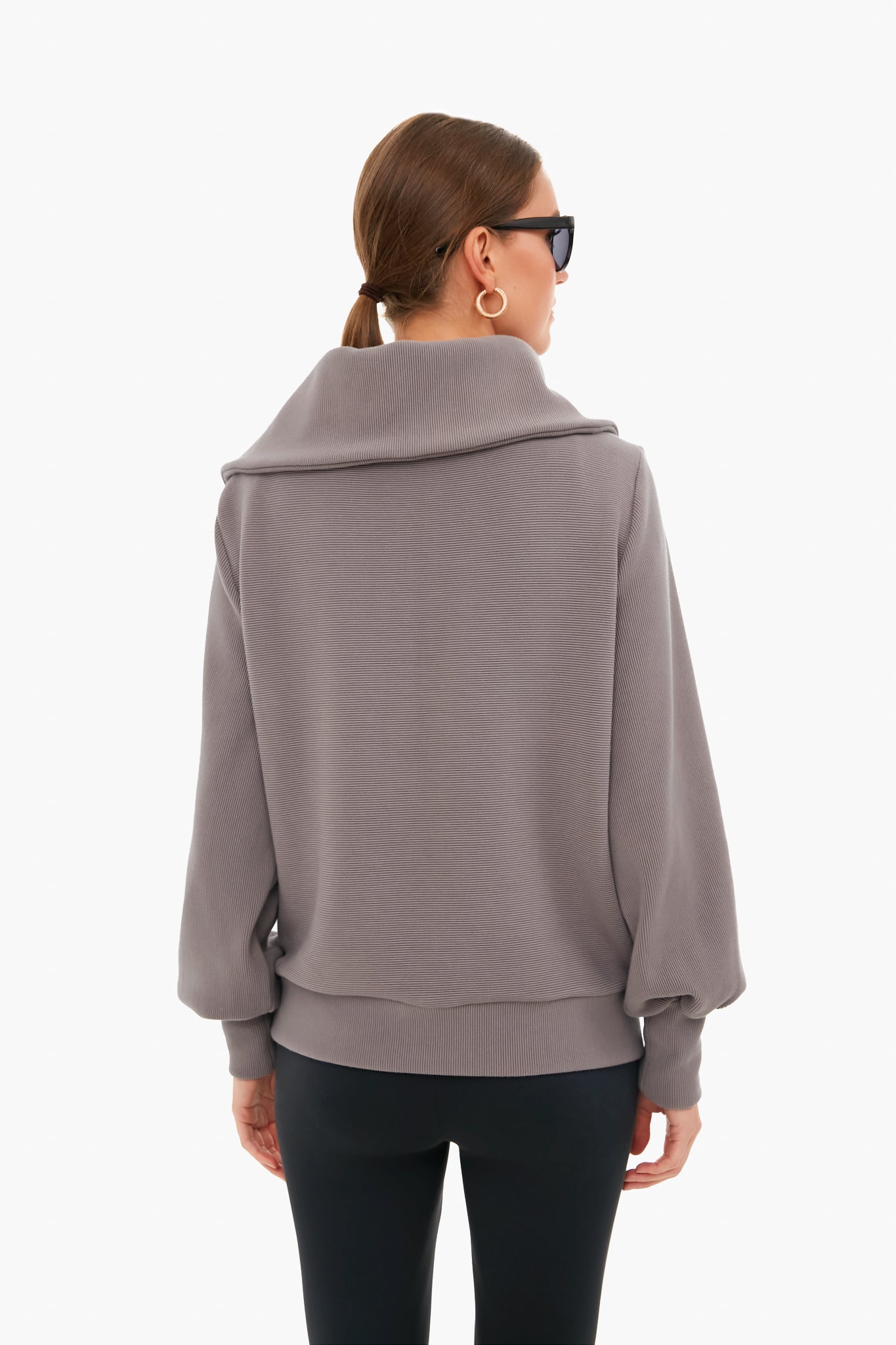 Deep Charcoal Vine Half Zip-Beilave