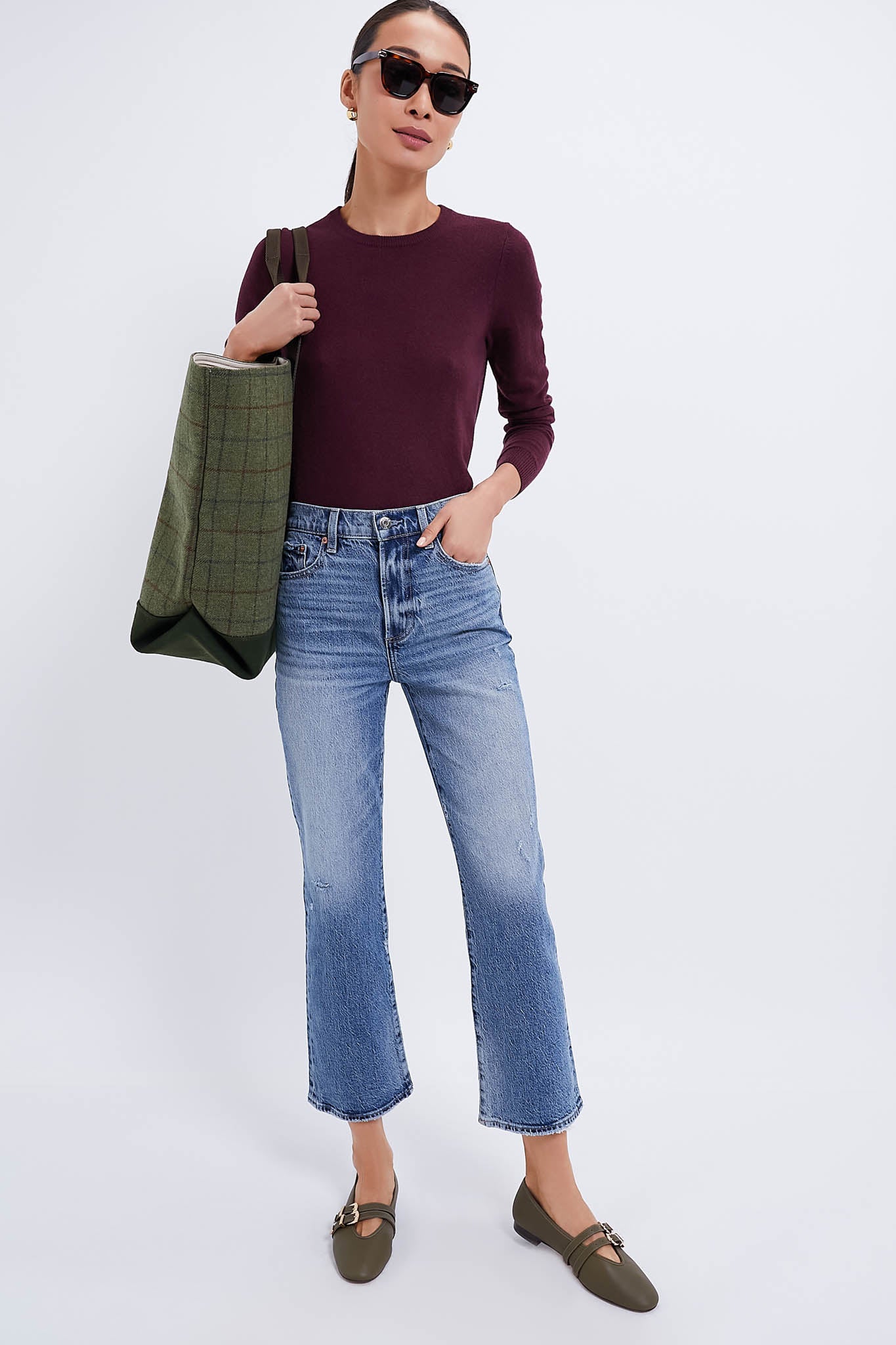 Winetasting Cashmere Crewneck Sweater-Beilave
