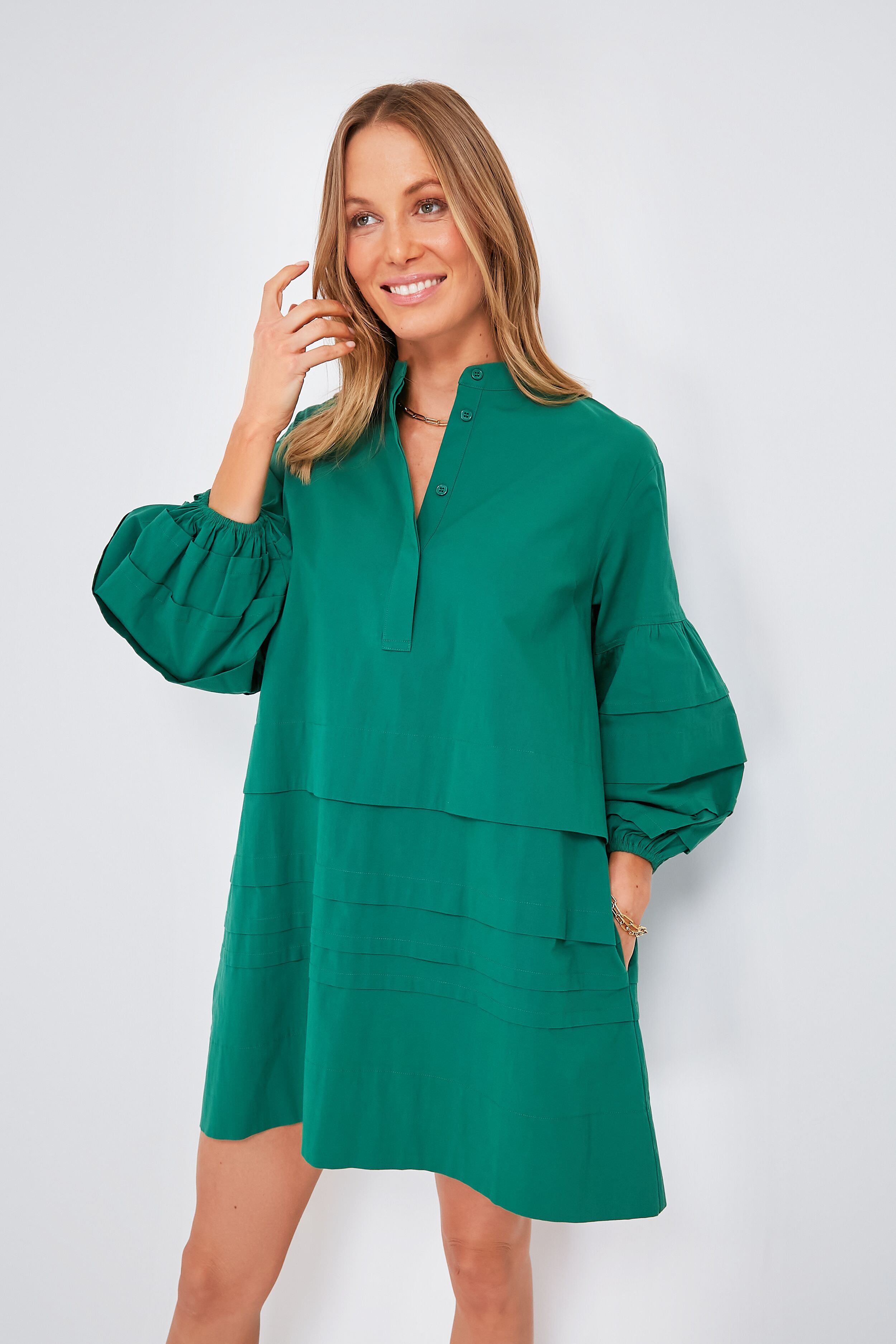 Palm Green Chelsea Dress-Beilave