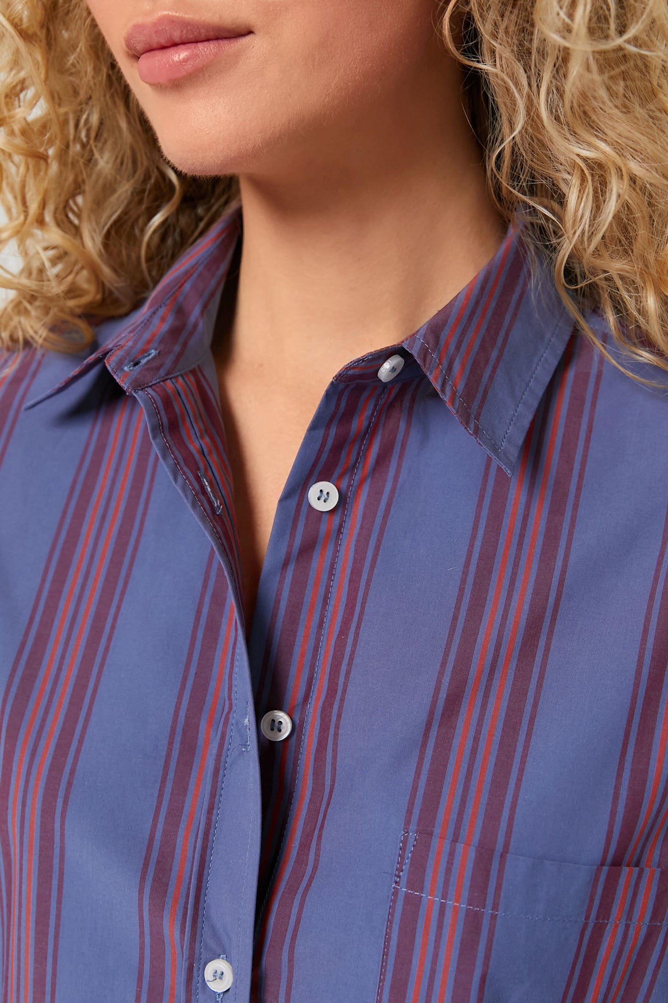 Indigo Chiara Classic Shirt-Beilave