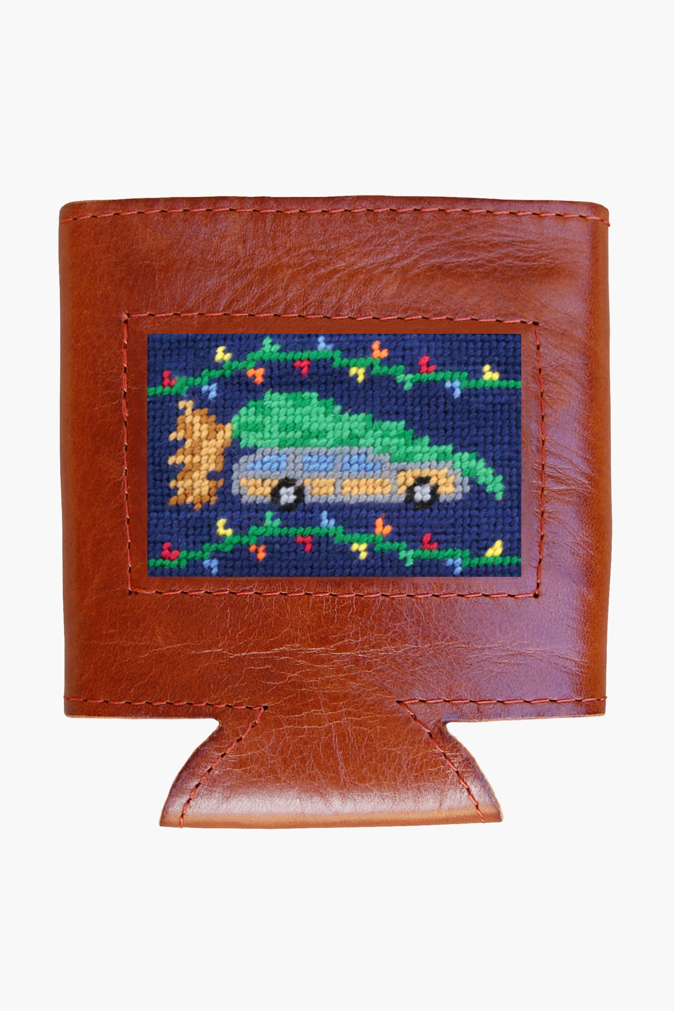 Christmas Vacation Needlepoint Can Cooler-Beilave