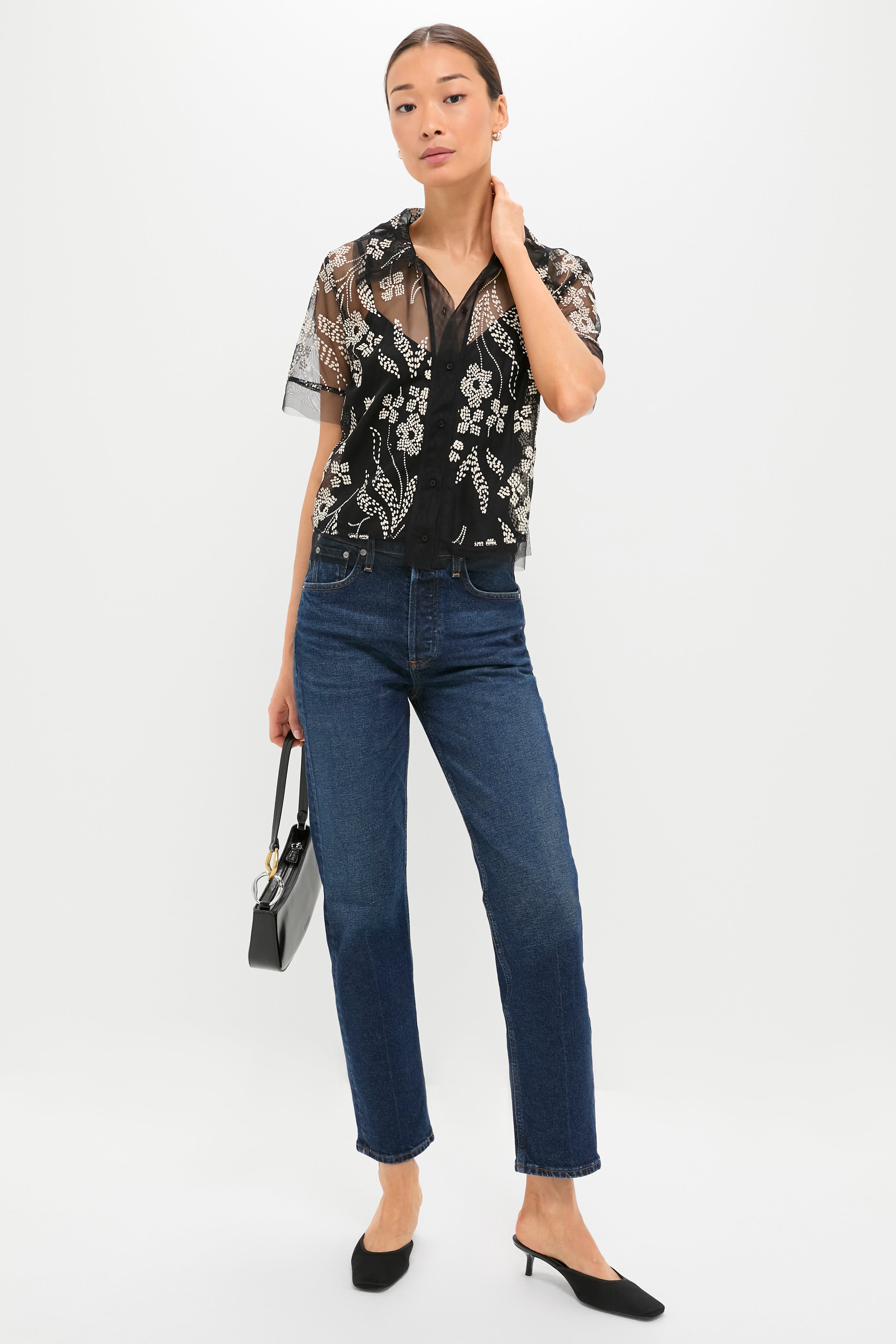 Brocade Floral The Cotillion Top-Beilave