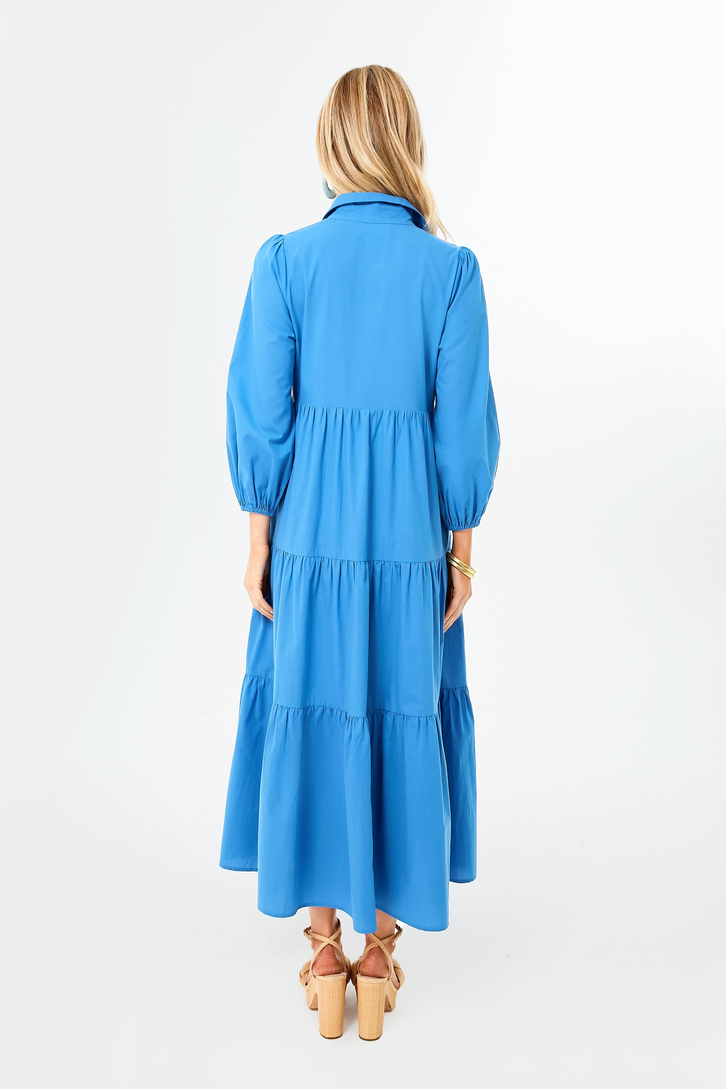 Cyprus Blue Mabel Maxi Dress-Beilave