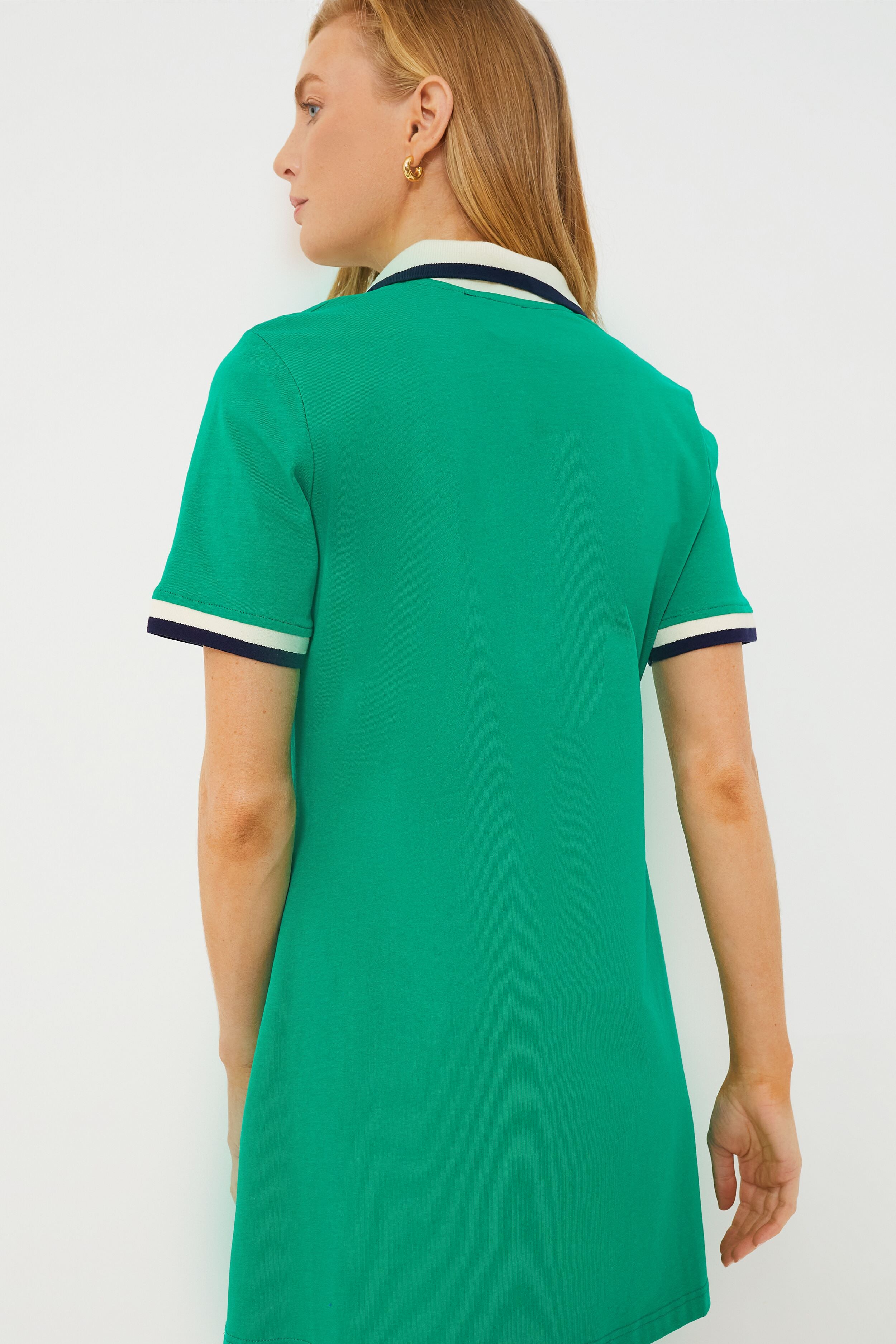 Green Hutton Polo Dress-Beilave