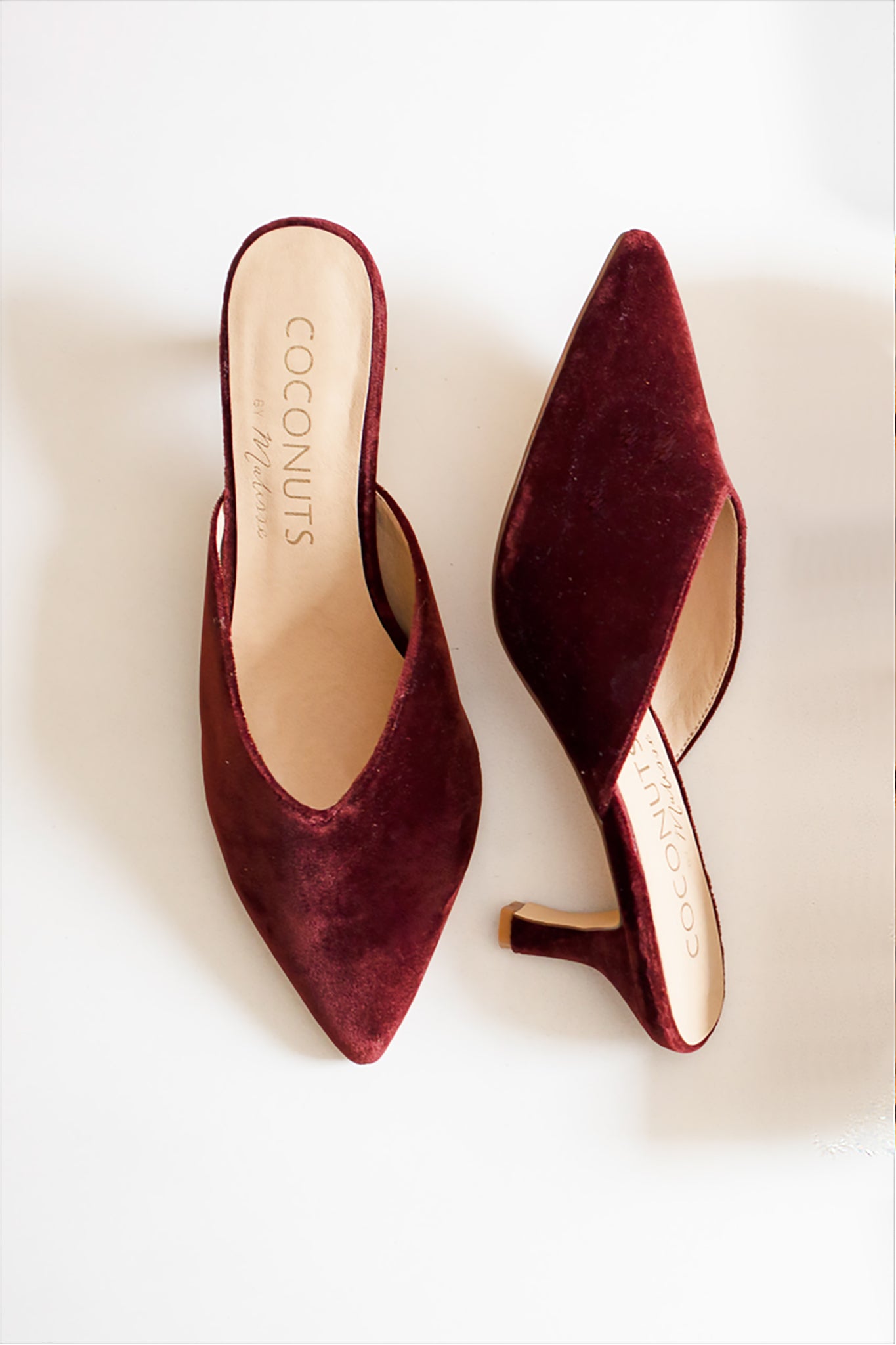 Ojai Burgundy Slides-Beilave